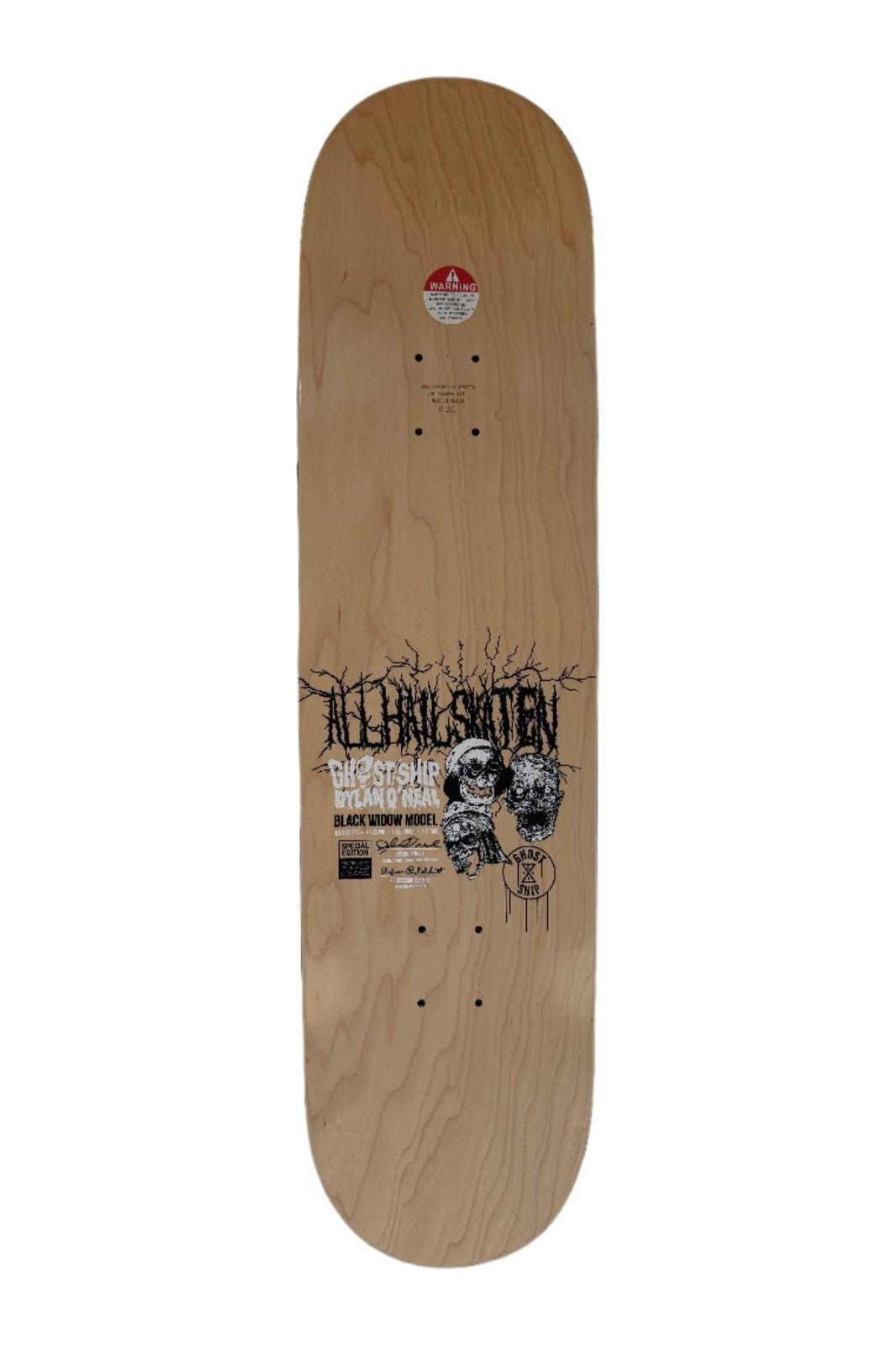 Dylan O'Neal "BLACK WIDOW" - G/S PRO SERIES - Skate Deck - GHOSTSHIP.Supply