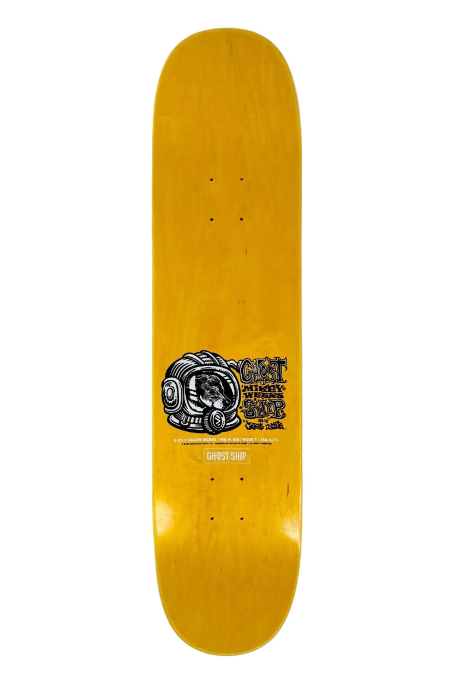 MIKEY WEEKS x CHRIS DYER "PSYCHONAUT" SKATE DECK - GHOSTSHIP.Supply