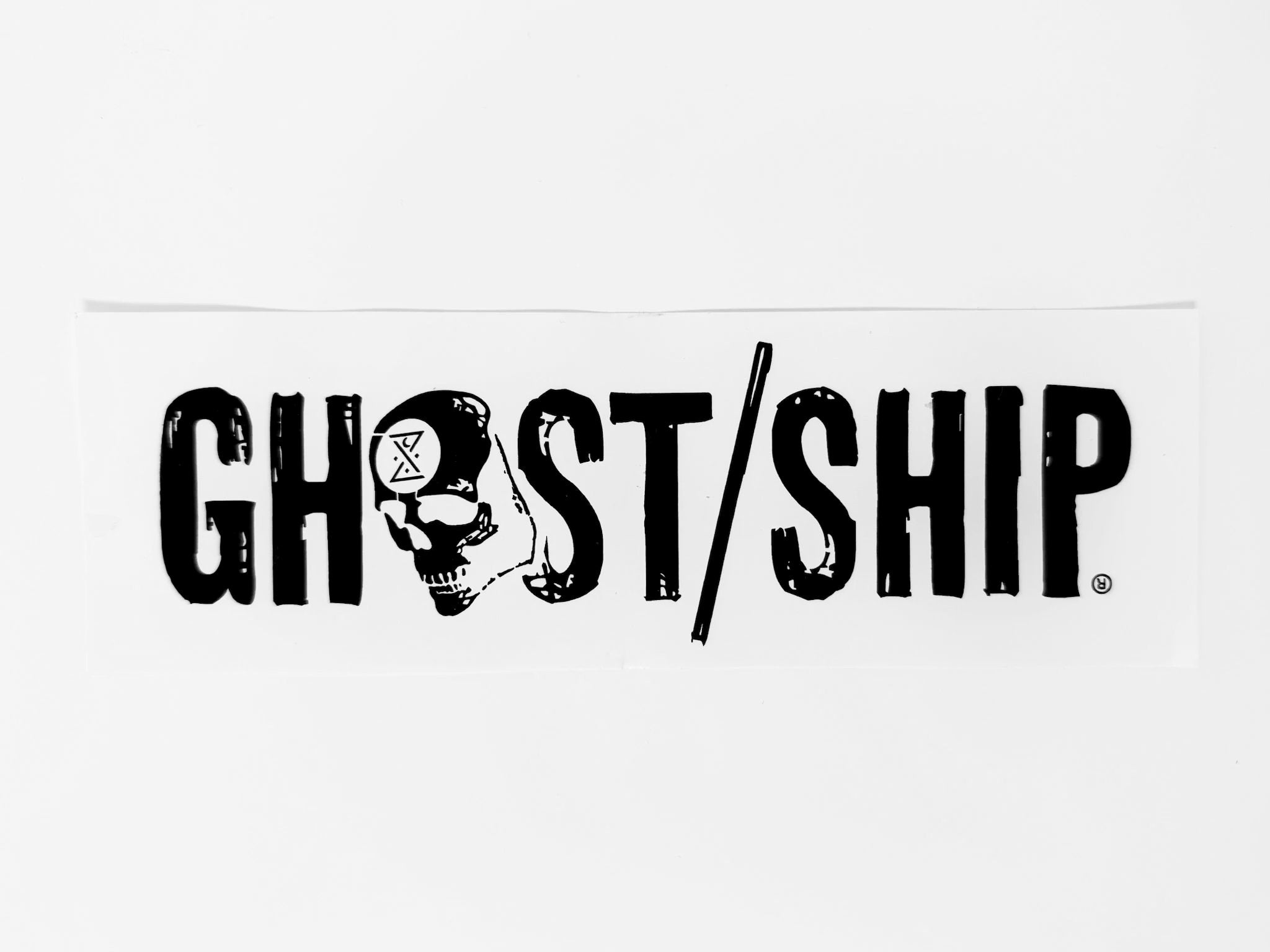 Weathered Ominous Bar Logo Bumper - GHOSTSHIP.Supply