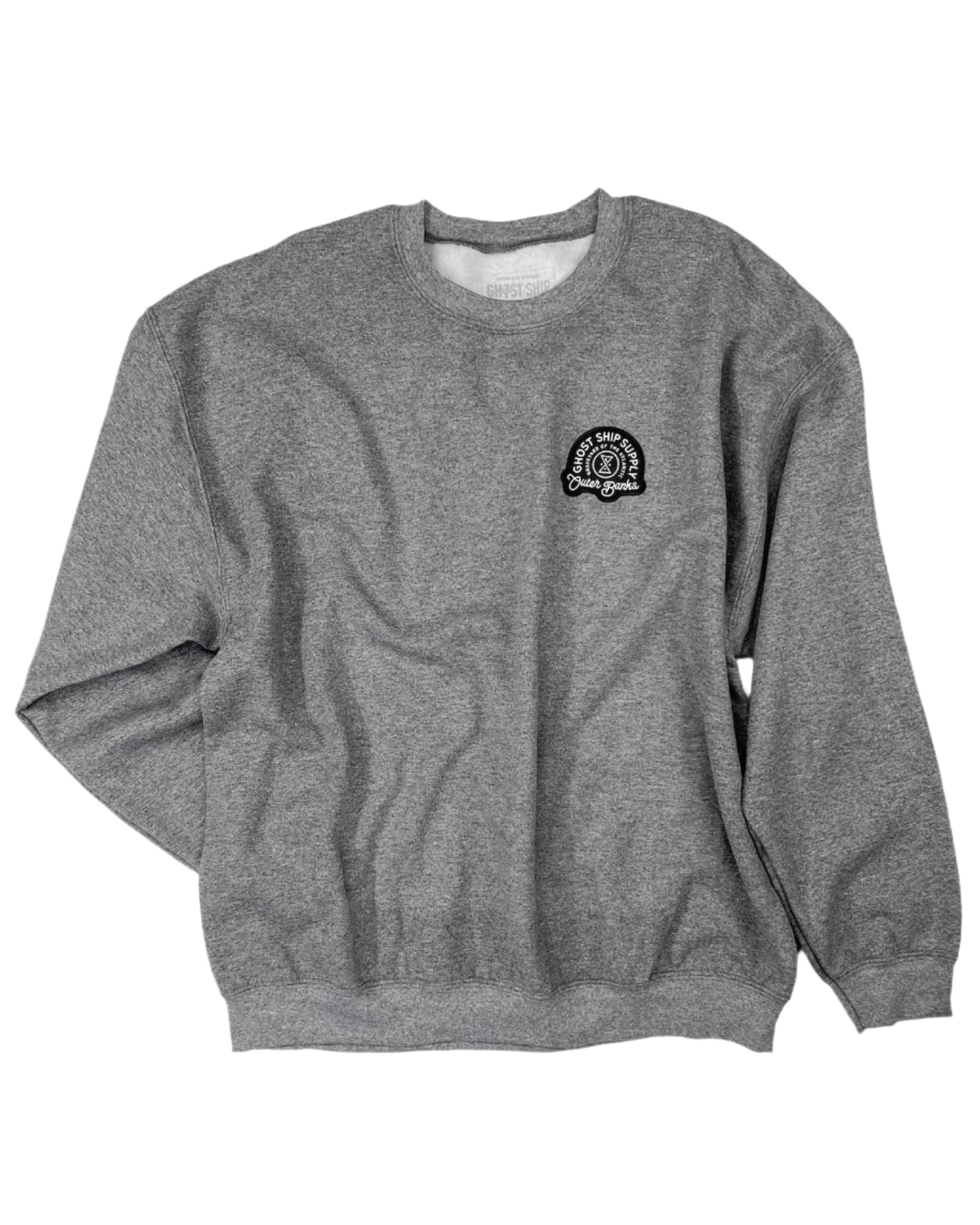 Athletic Gray Insignia Crewneck - GHOSTSHIP.Supply