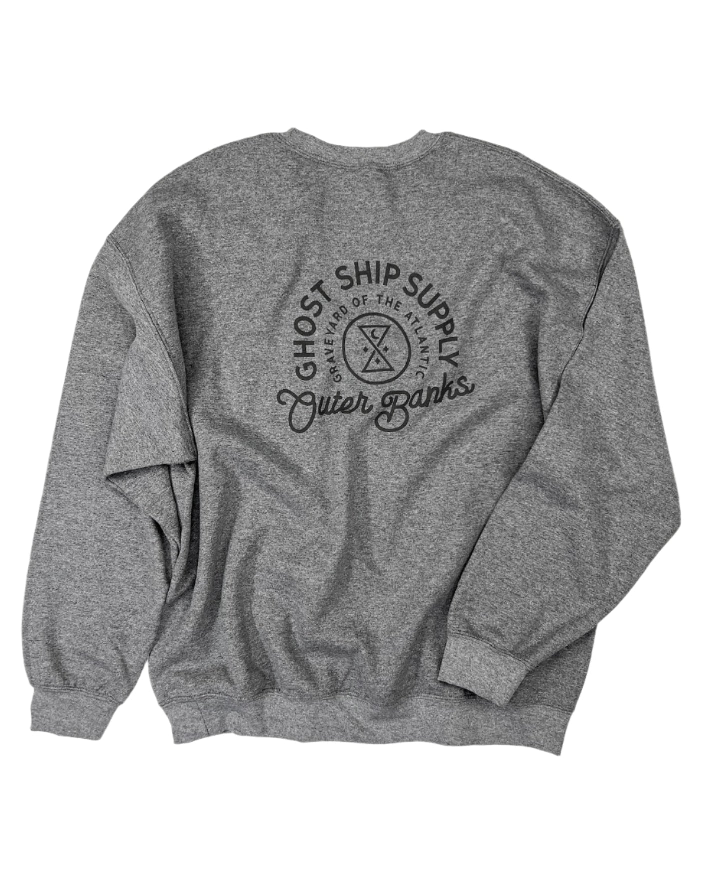 Athletic Gray Insignia Crewneck - GHOSTSHIP.Supply