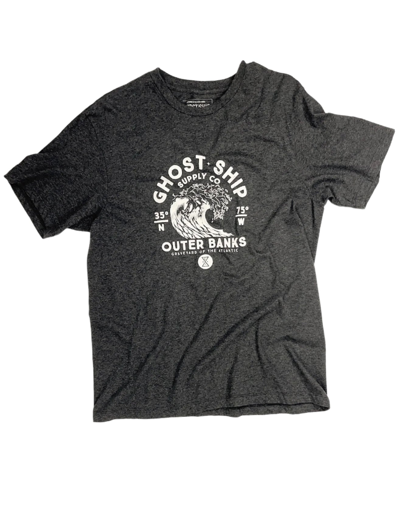 Coordinates Dark Gray Heather Tee - GHOSTSHIP.Supply