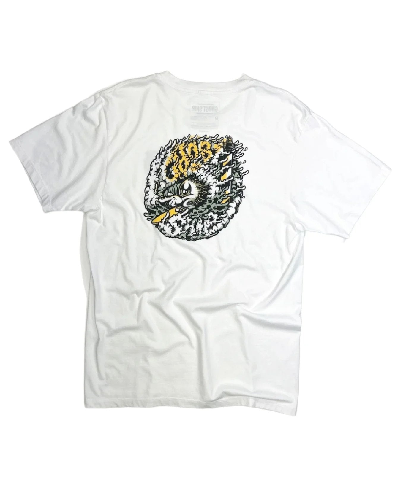 Eye Of The Storm White Tee - GHOSTSHIP.Supply