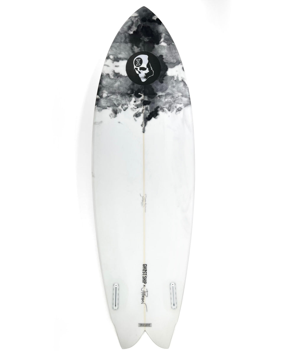 Ghost Ship x Josh Peterson Rorschach Fish Surfboard 5'10