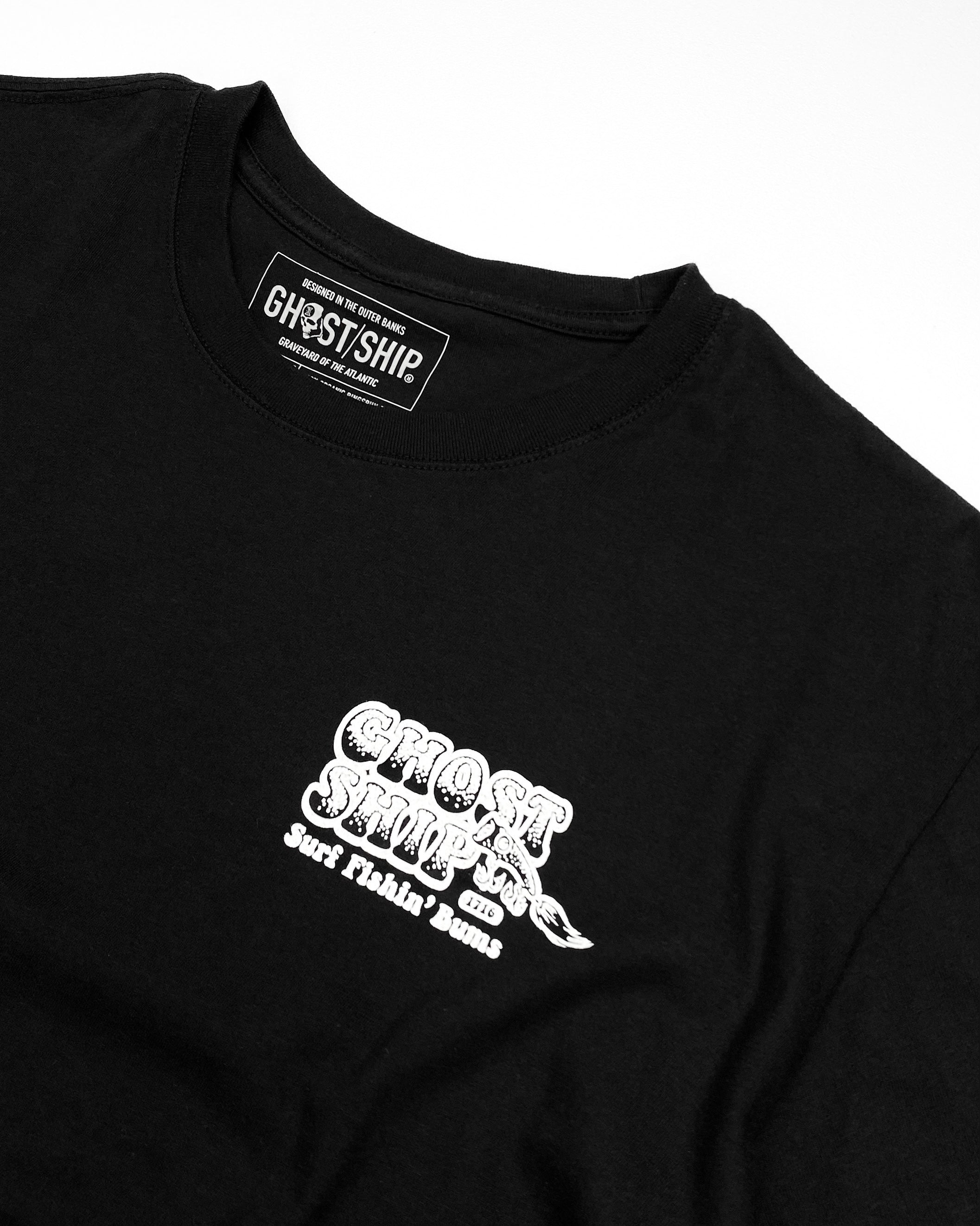 Keep on Huckin Black Tee - GHOSTSHIP.Supply