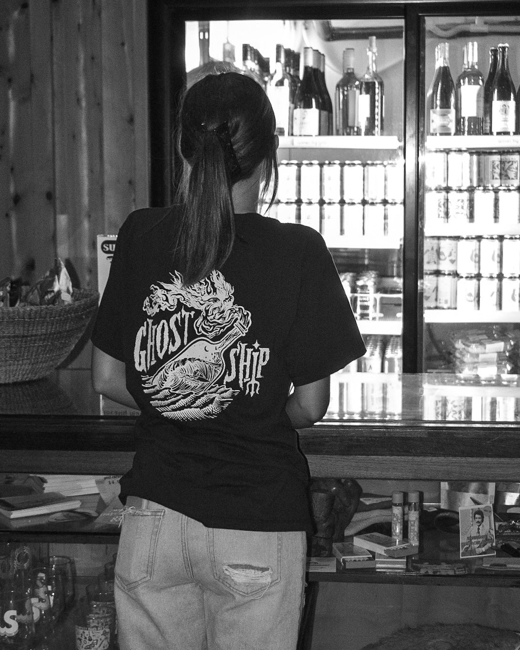 Molotov Cocktail Tee - Black - GHOSTSHIP.Supply