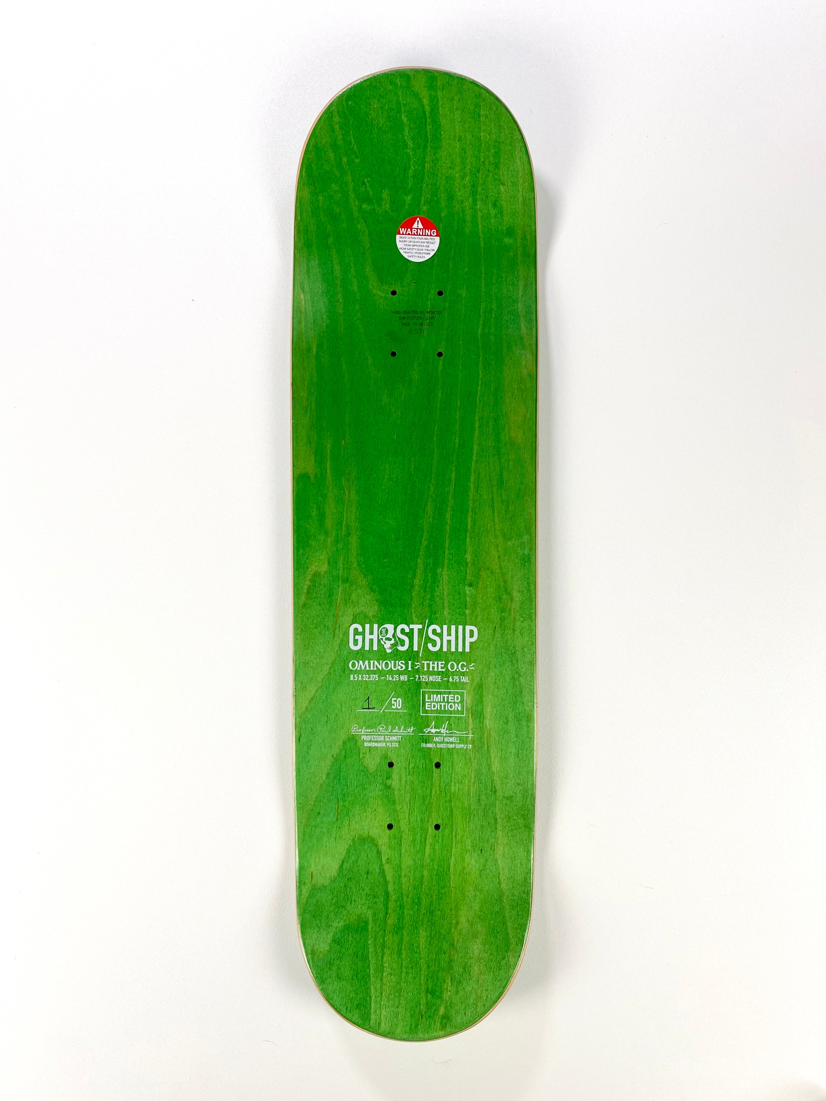 Ominous One Skate Deck - GHOSTSHIP.Supply