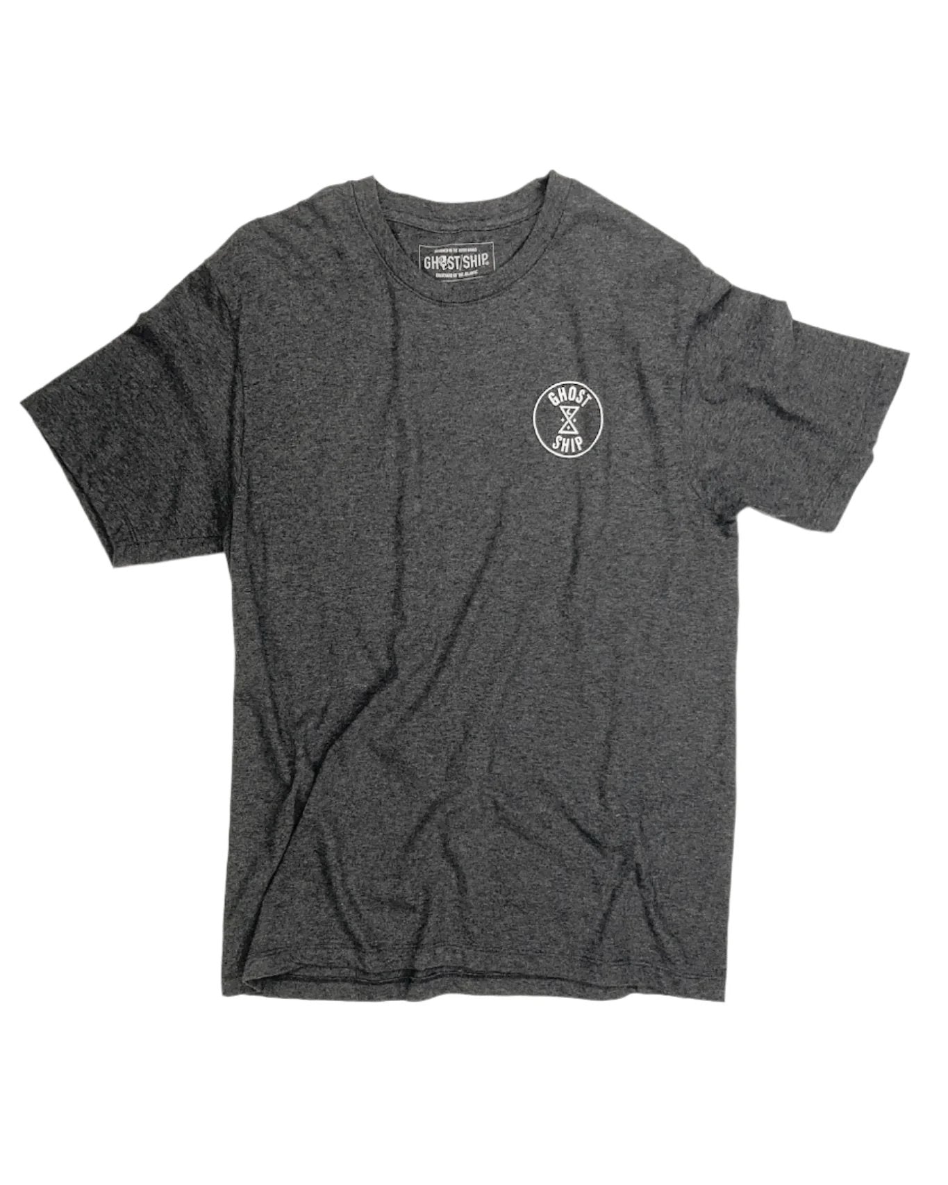 Ominous Skull Dark Gray Heather Tee - GHOSTSHIP.Supply
