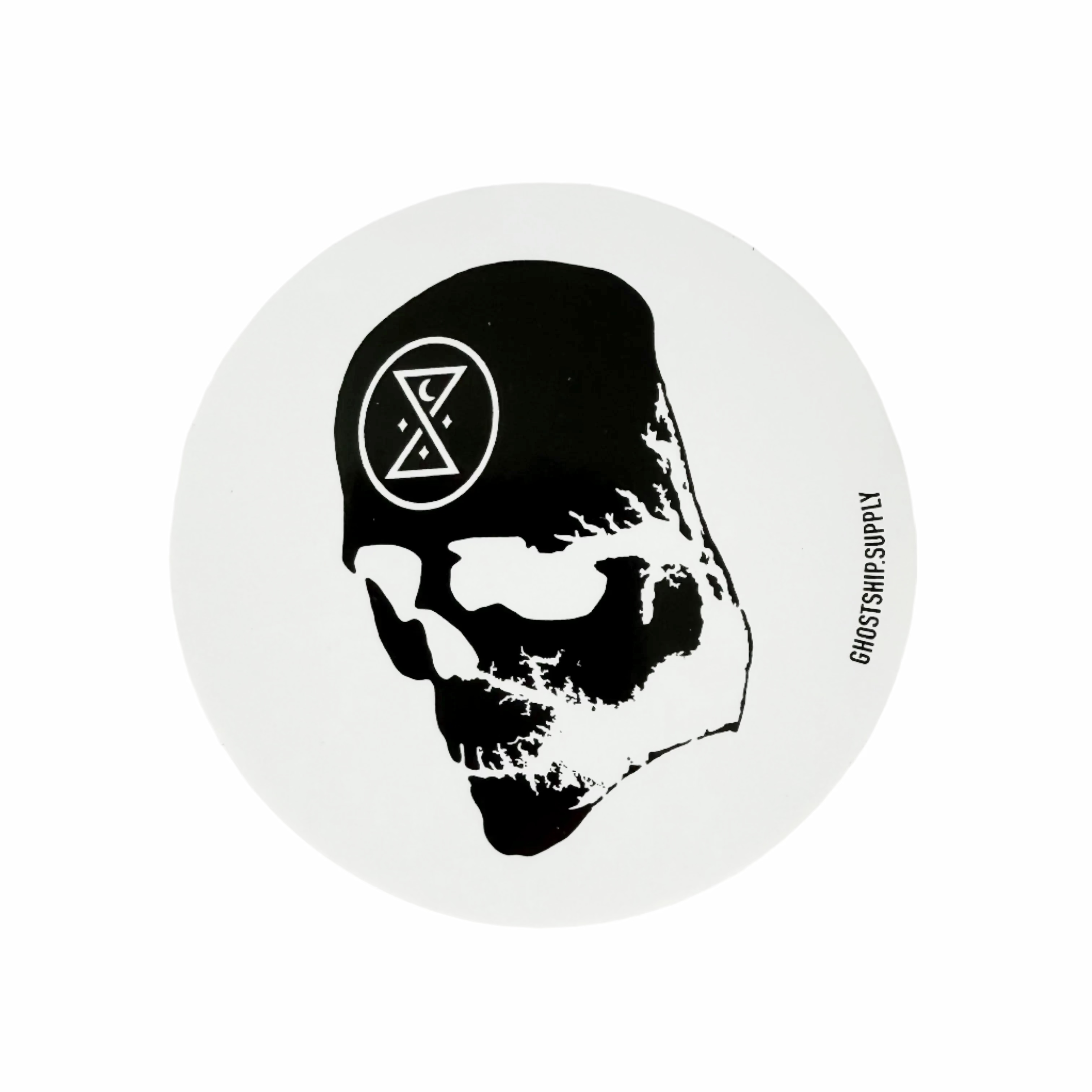 Ominous Skull Map Sticker - 2 Colors