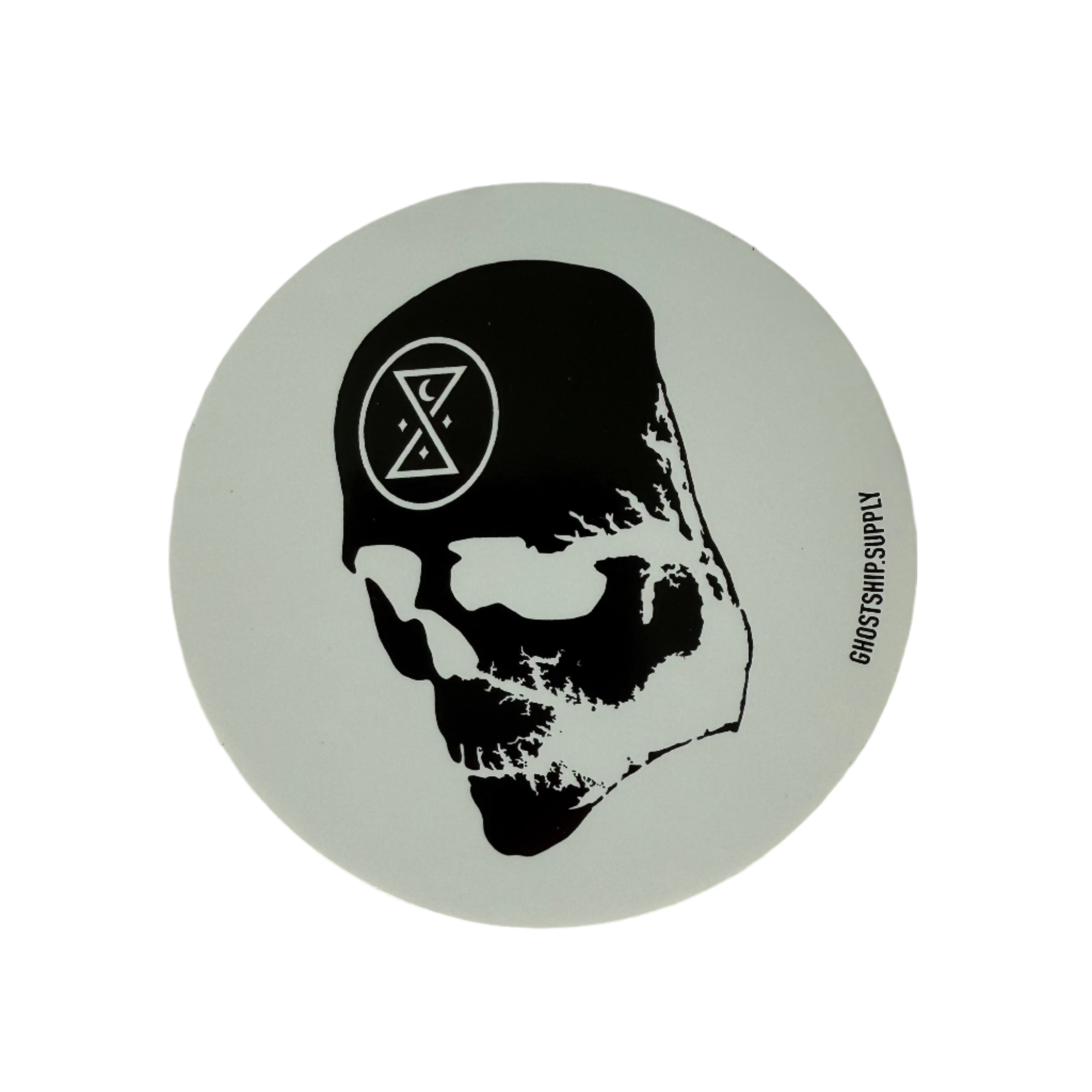 Ominous Skull Map Sticker - 2 Colors