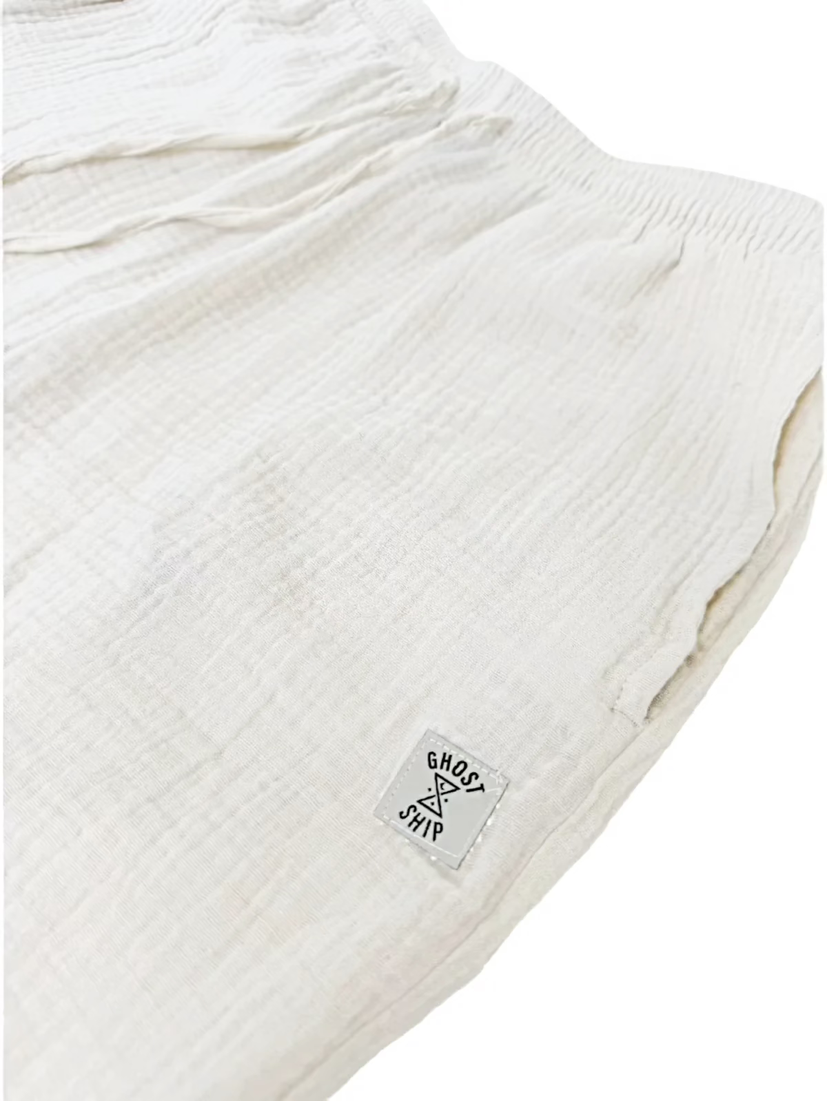 GHOST/SHIP WOMEN Crepe Cotton Beach Pants