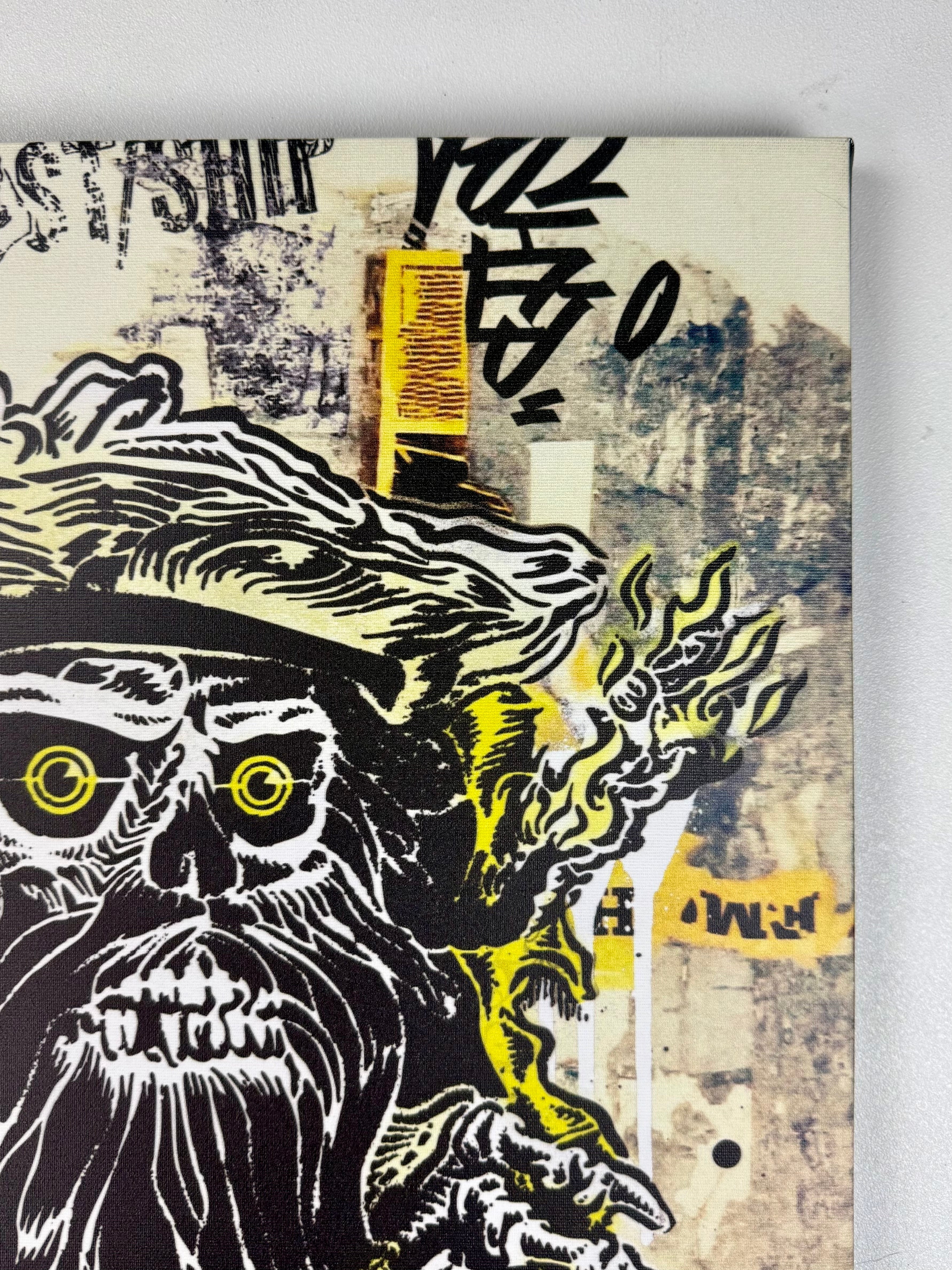 Blackbeard Ripper II - Andy Howell Art Canvas 16x20 - GHOSTSHIP.Supply