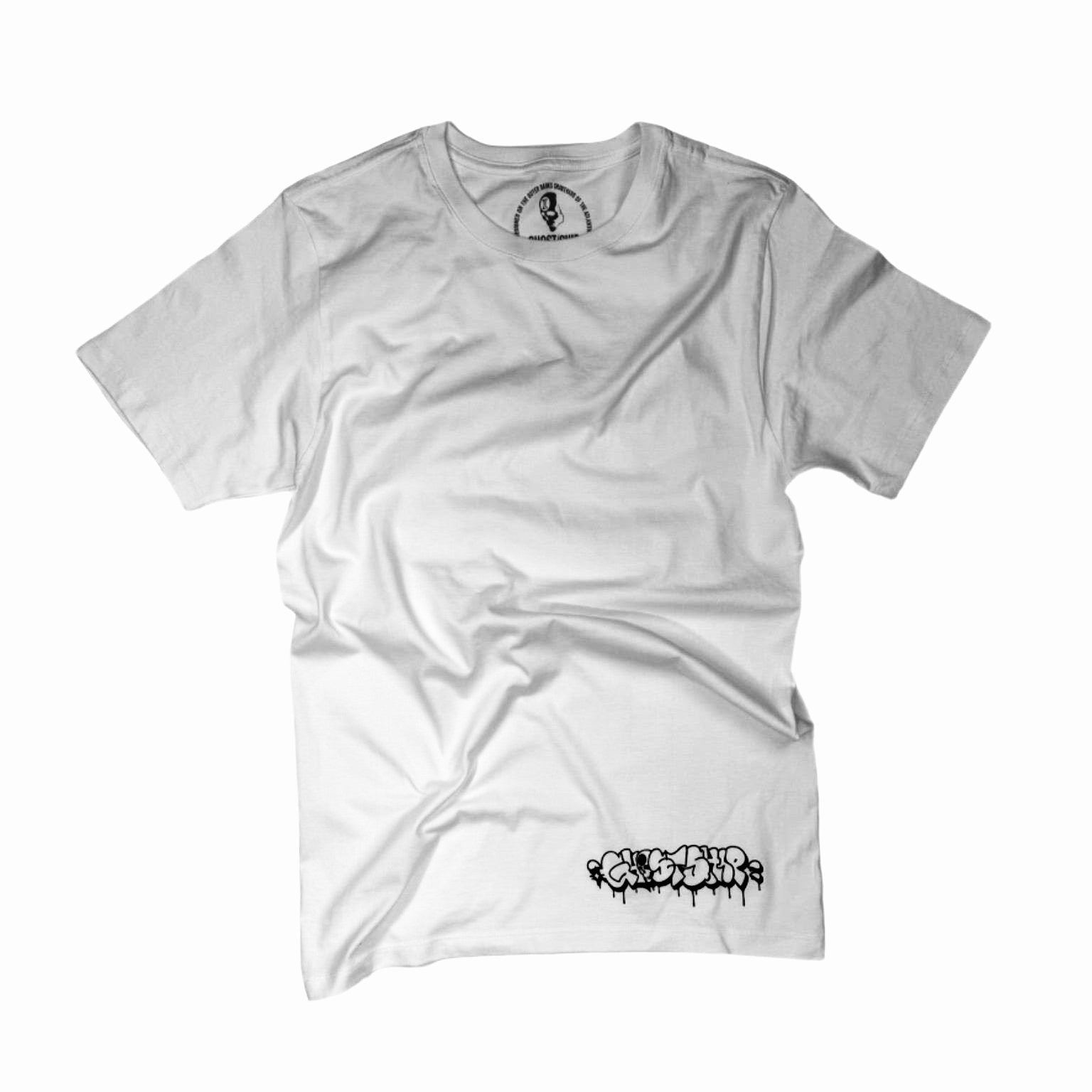 GHOST SHIP Bubble Throwie Graffiti Graphic Tee | Coastal Skate T-Shirt