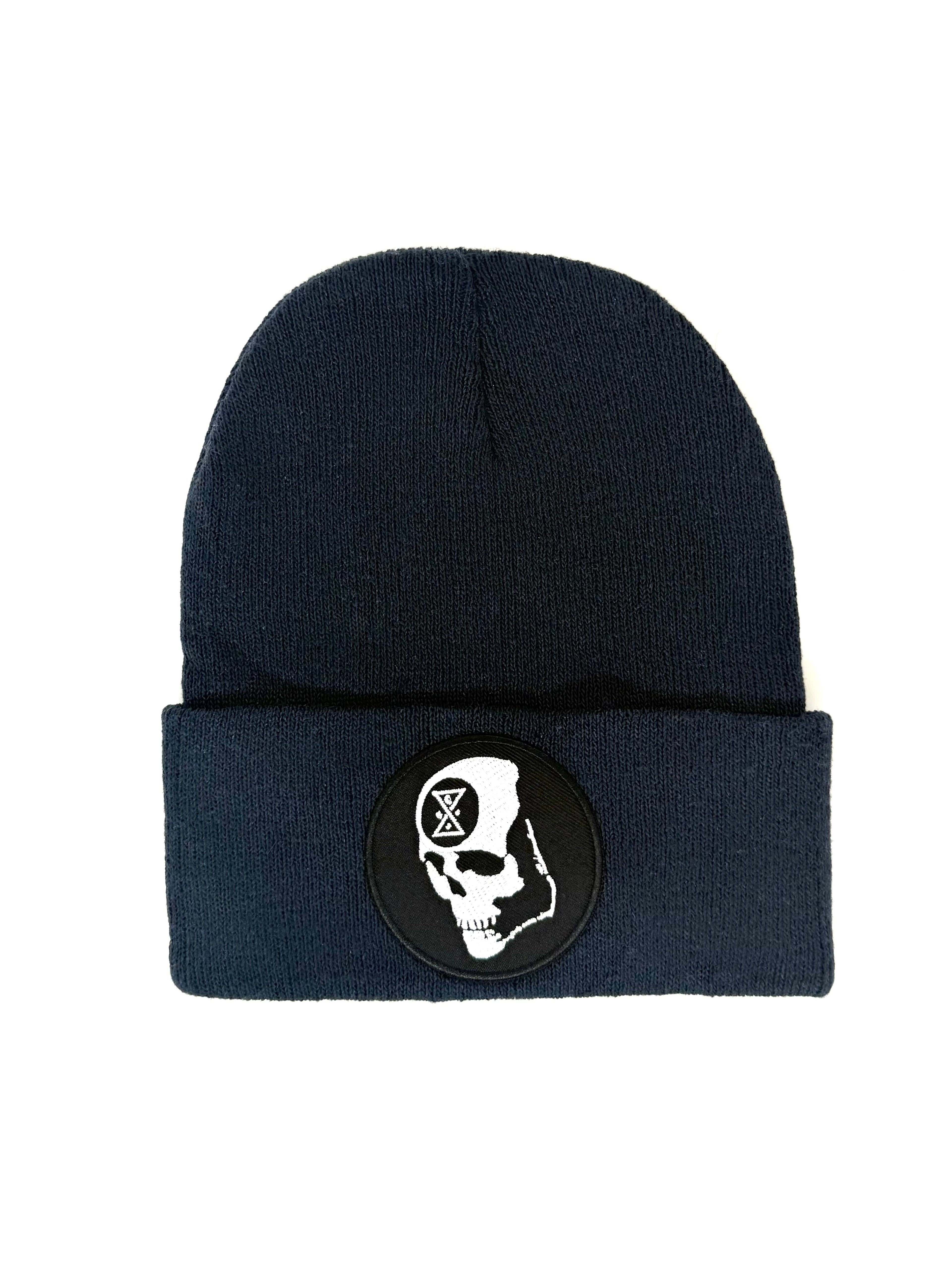 Crew Skull Beanie (Cuffed) - 3 Colors - GHOSTSHIP.Supply