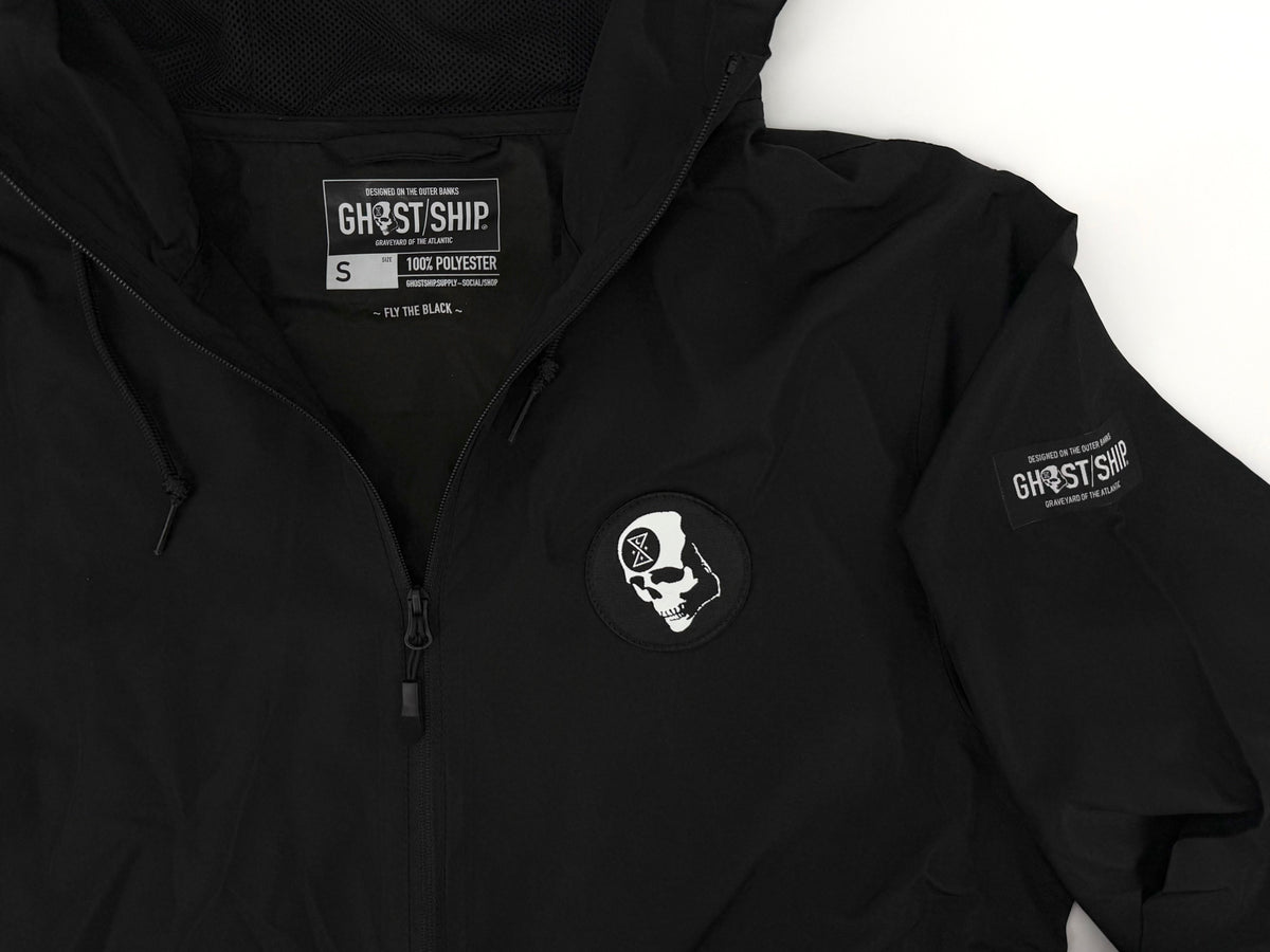 GHOST SHIP Box Bar Outer Banks Skull Jacket | Coastal Outerwear - Ghost Ship Supply