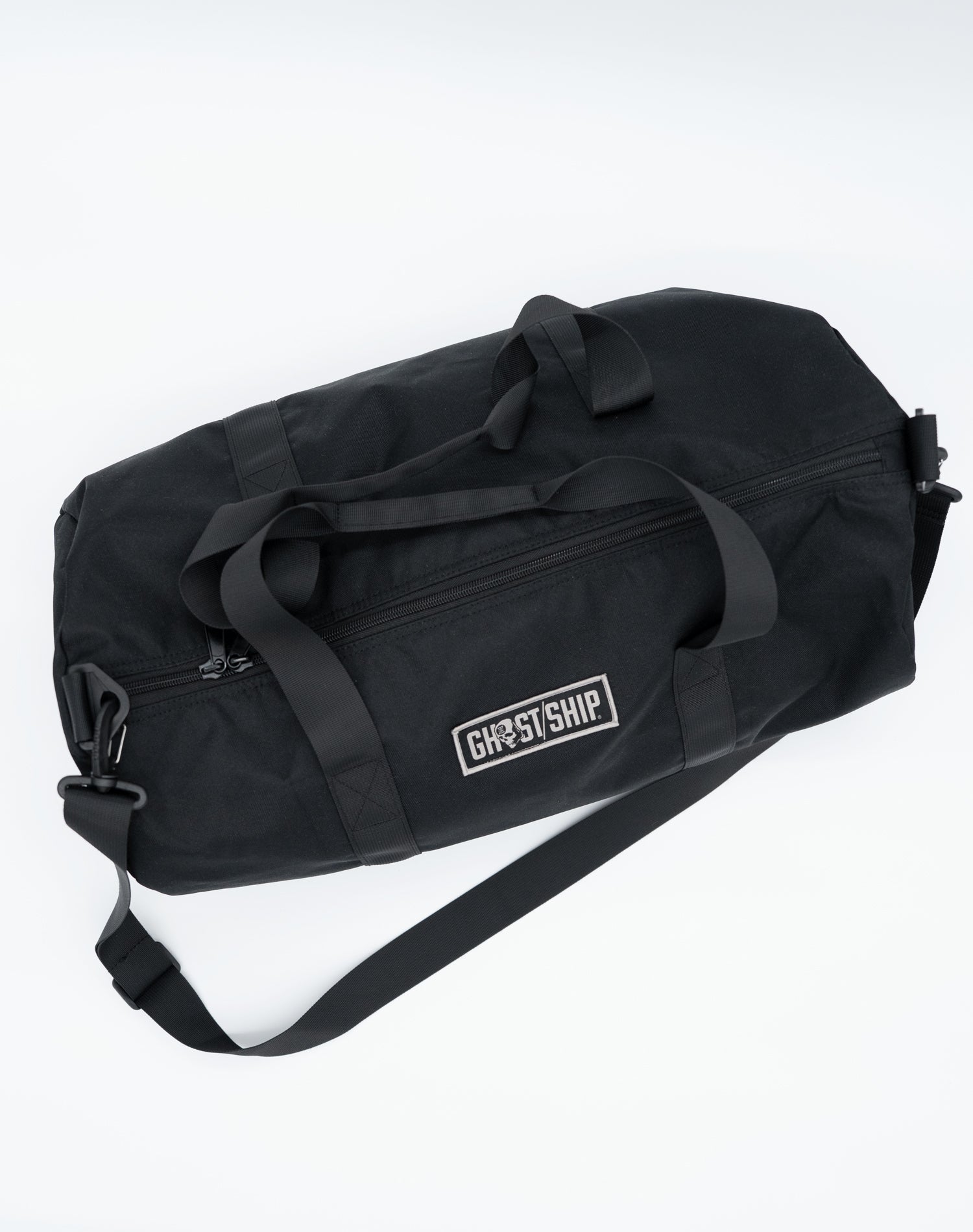 GHOST SHIP Classic Black Duffle Bag | Coastal Travel Accessories - ghostship supply