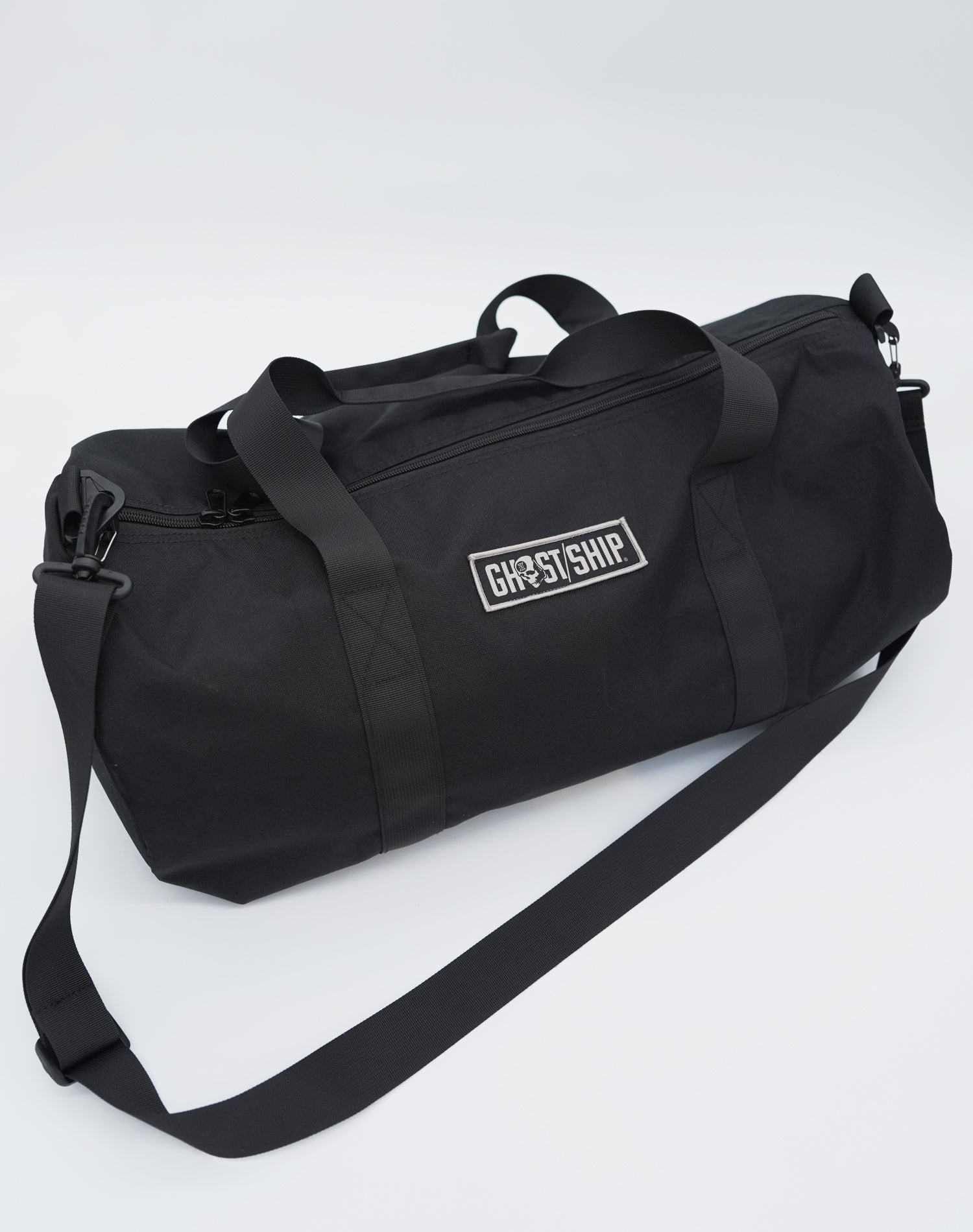 GHOST SHIP Classic Black Duffle Bag | Coastal Travel Accessories - ghostship supply