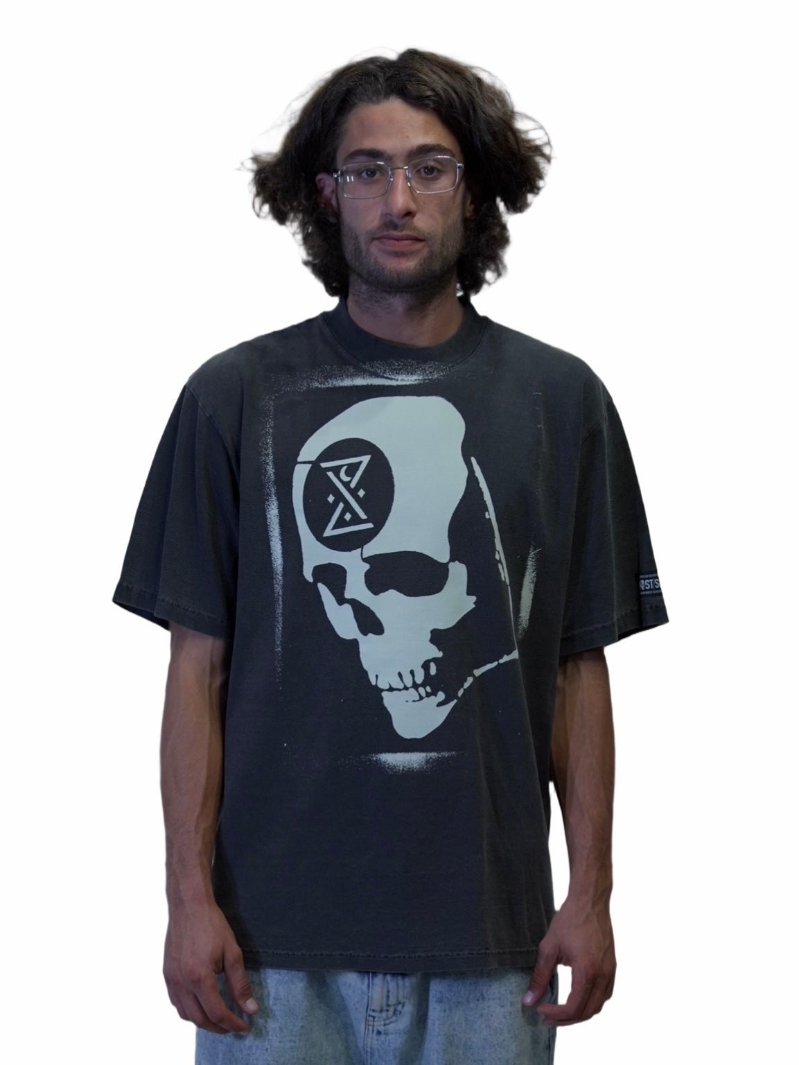 GHOST SHIP Graffiti Ominous Skull T-Shirt | Coastal Streetwear - ghostship supply