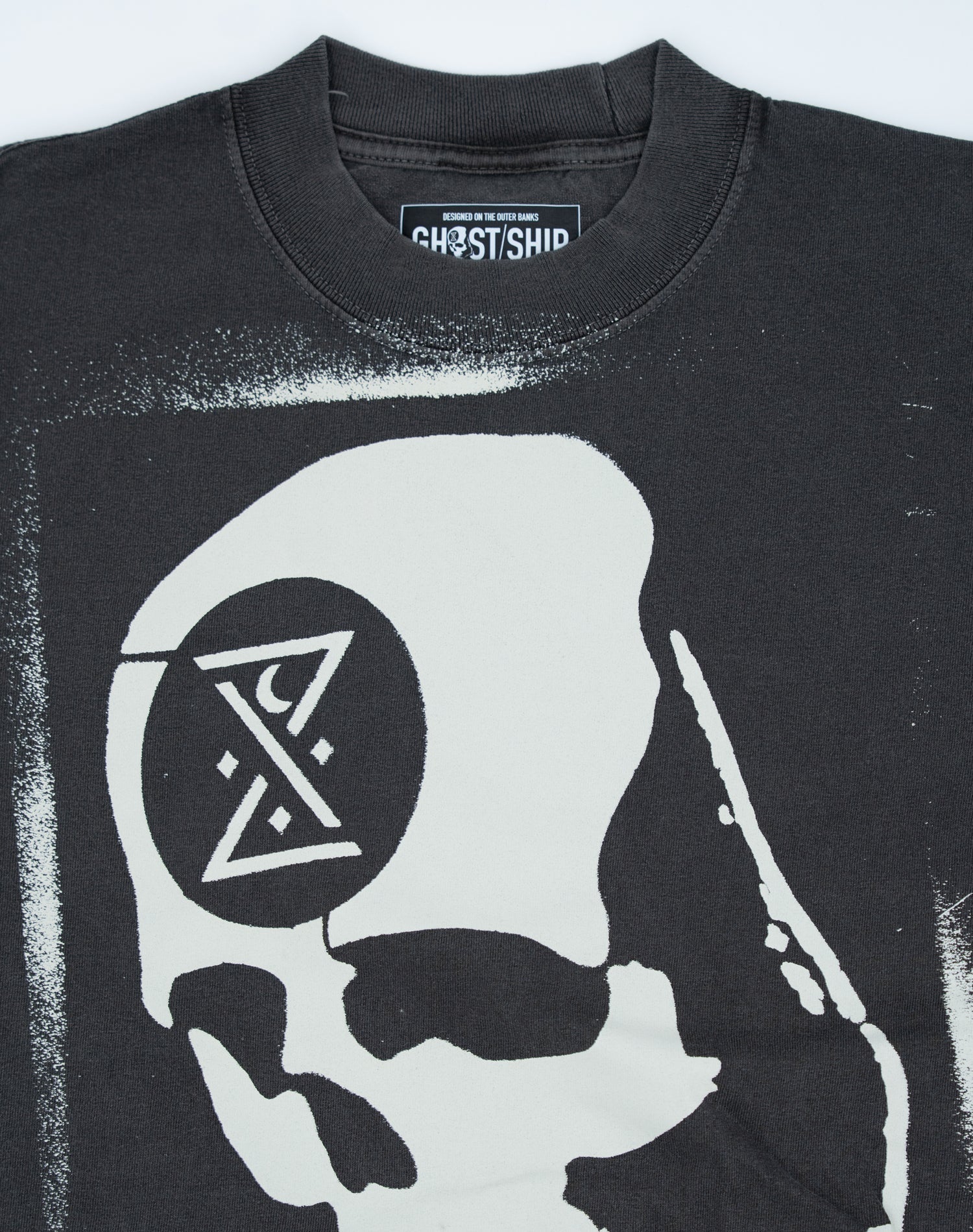 GHOST SHIP Graffiti Ominous Skull T-Shirt | Coastal Streetwear - ghostship supply