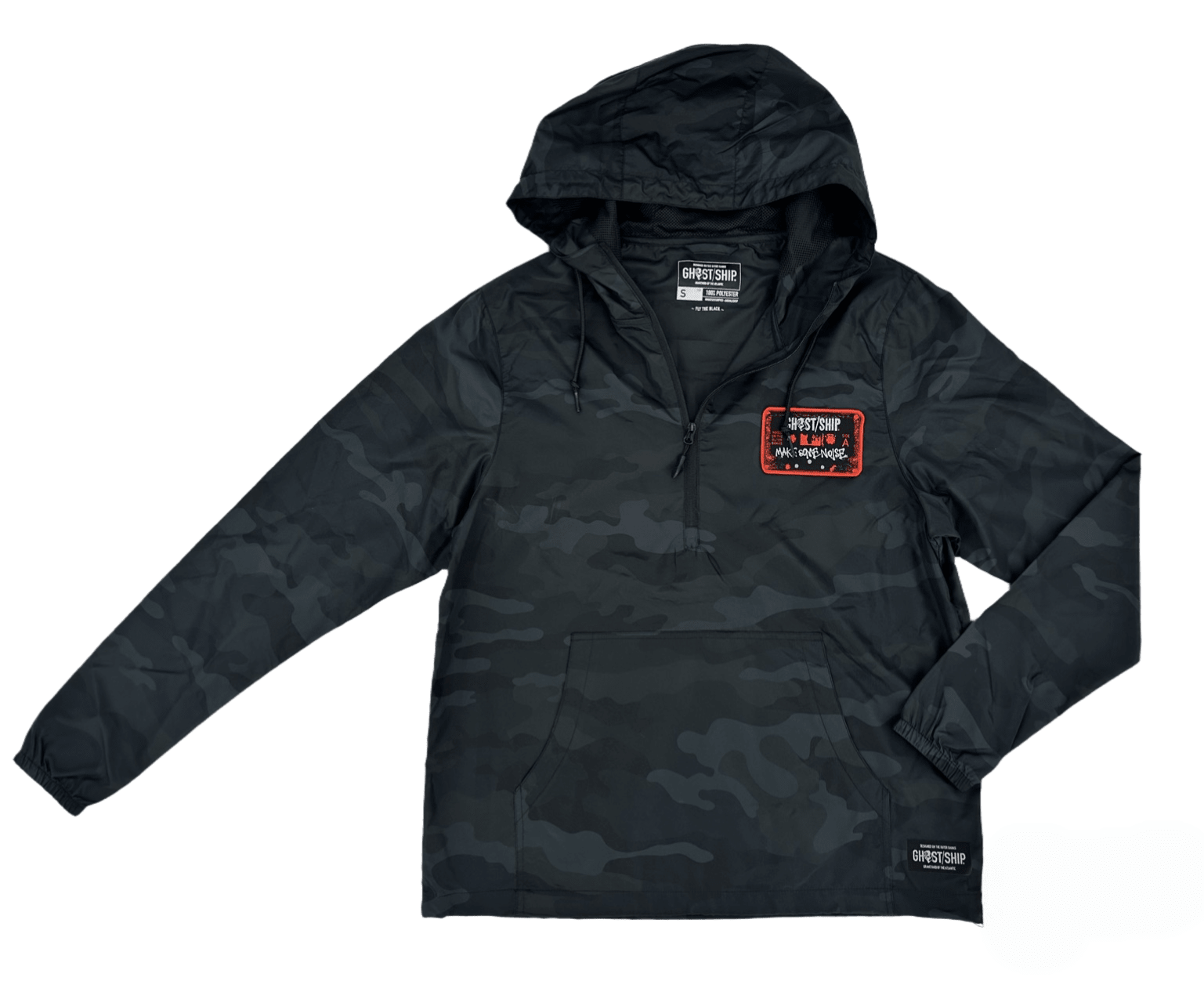 GHOST SHIP Make Some Noise Windbreaker | Water Resistant Outerwear - Ghost Ship Supply