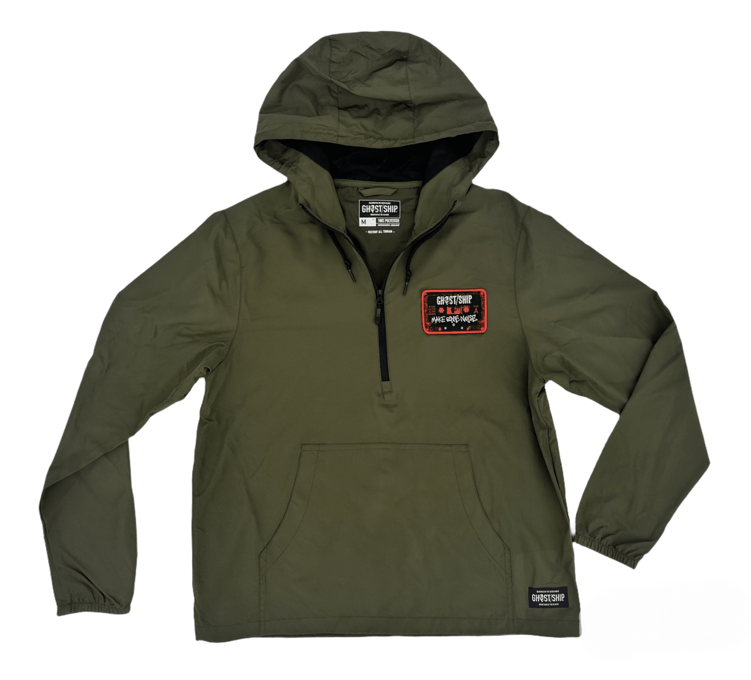 GHOST SHIP Make Some Noise Windbreaker | Water Resistant Outerwear - Ghost Ship Supply