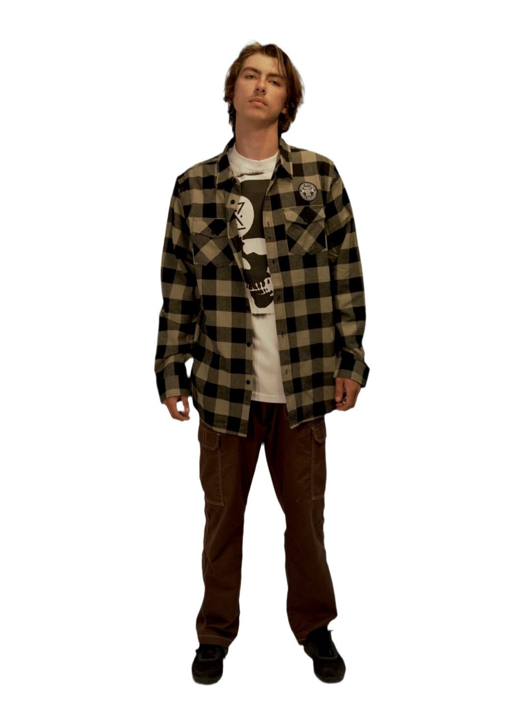 GHOST SHIP Makers & Instigators Flannel | 90's Style Streetwear - Ghost Ship Supply