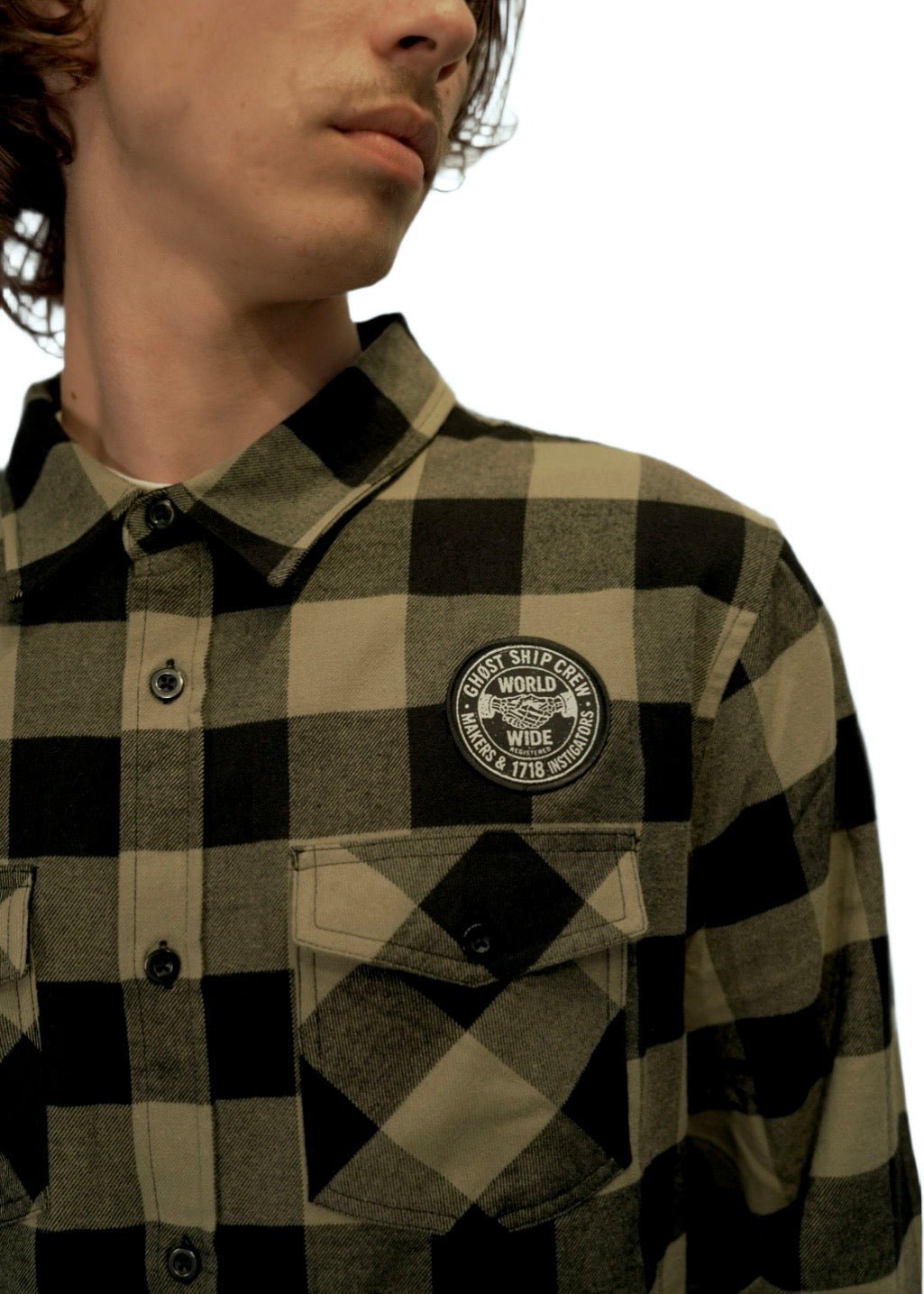 GHOST SHIP Makers & Instigators Flannel | 90's Style Streetwear - Ghost Ship Supply