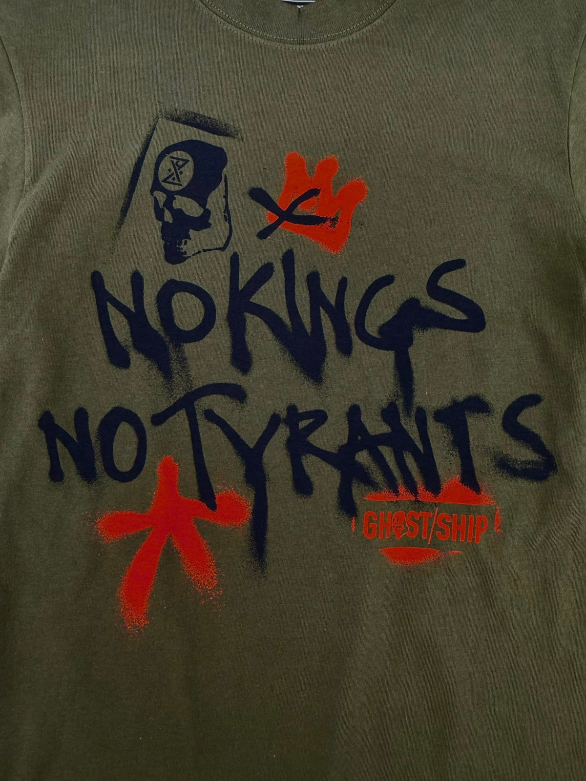 GHOST SHIP No Kings T-Shirt | Coastal Streetwear - Ghost Ship Supply