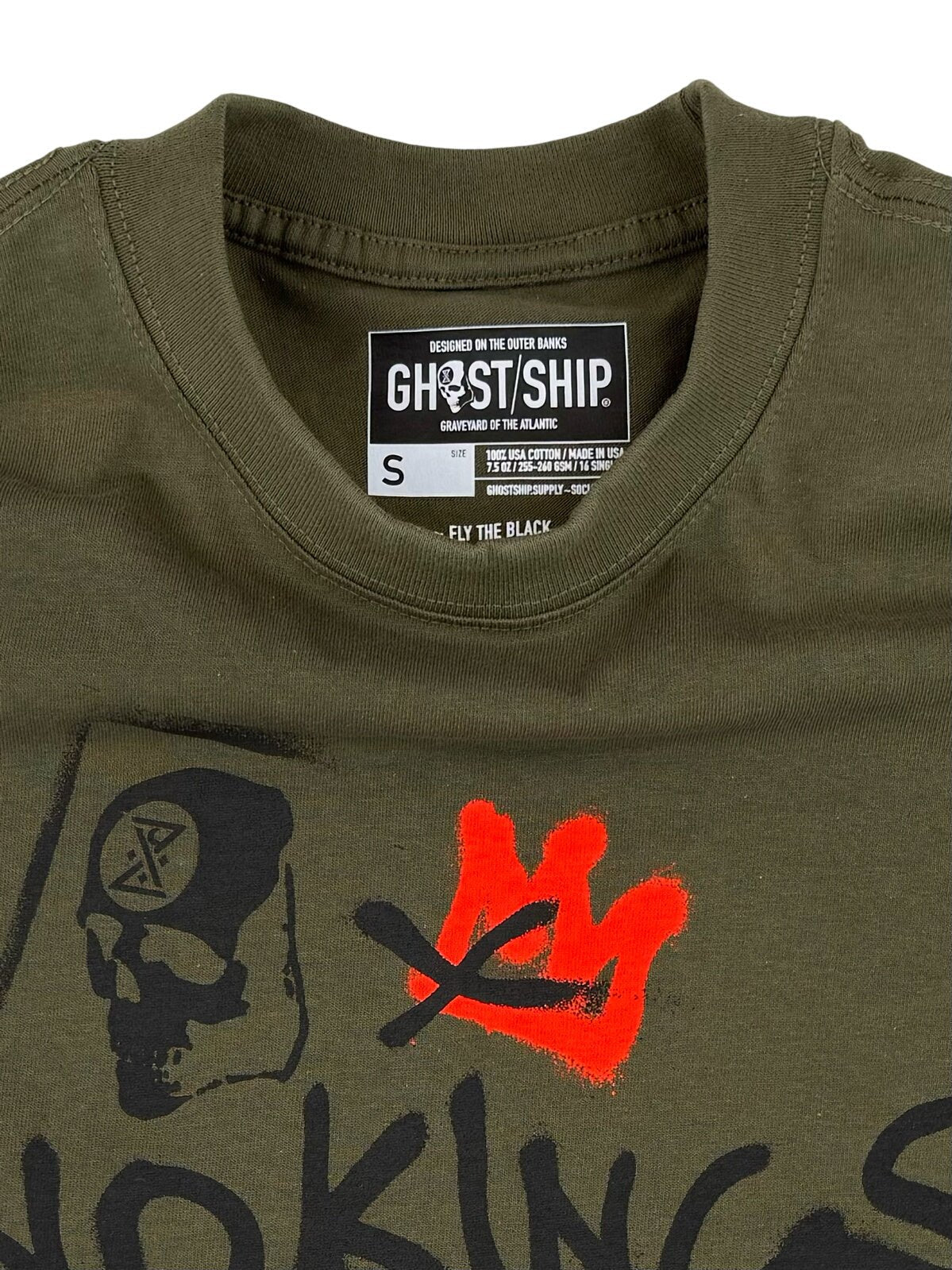 GHOST SHIP No Kings T-Shirt | Coastal Streetwear - Ghost Ship Supply