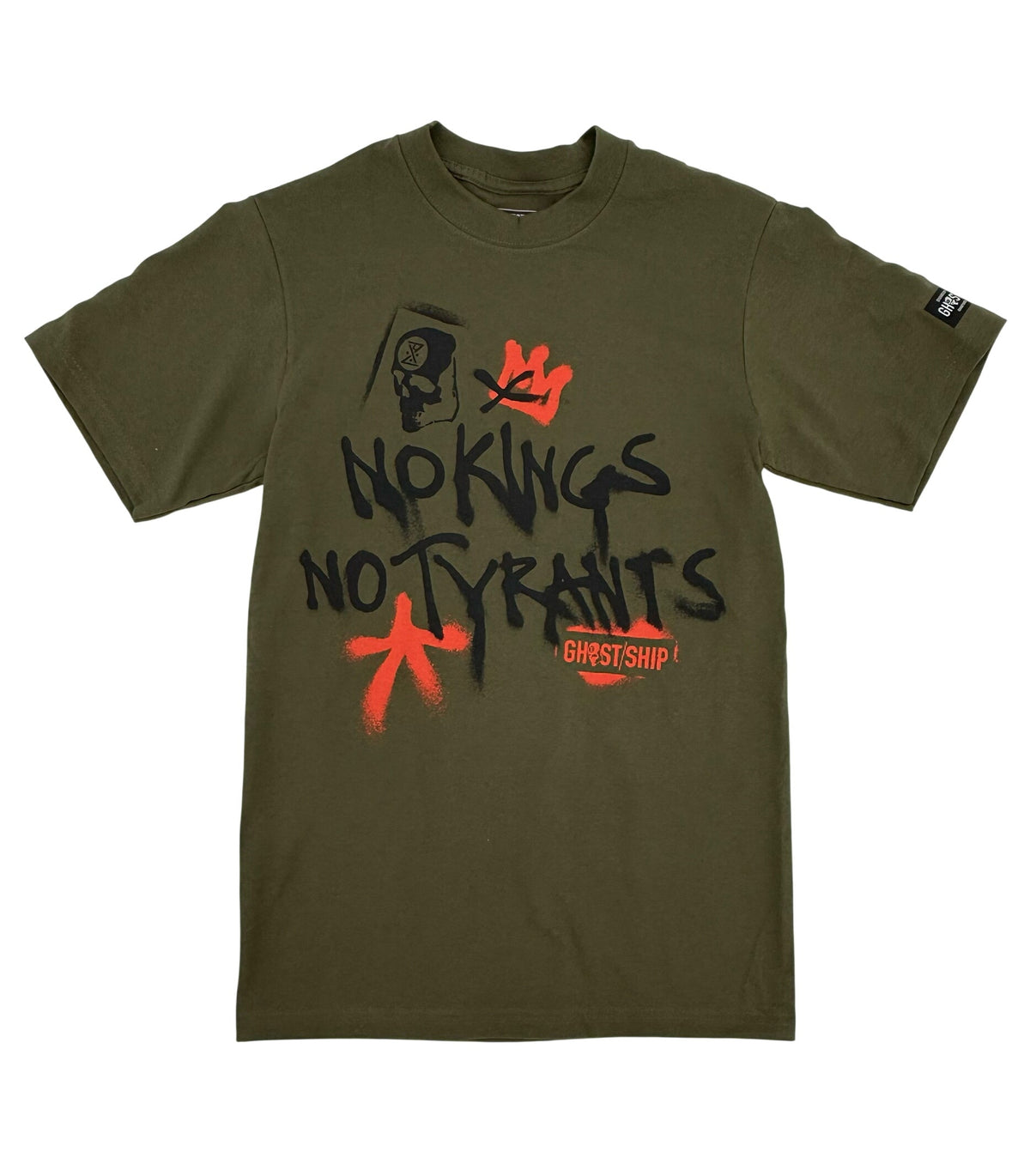 GHOST SHIP No Kings T-Shirt | Coastal Streetwear - Ghost Ship Supply