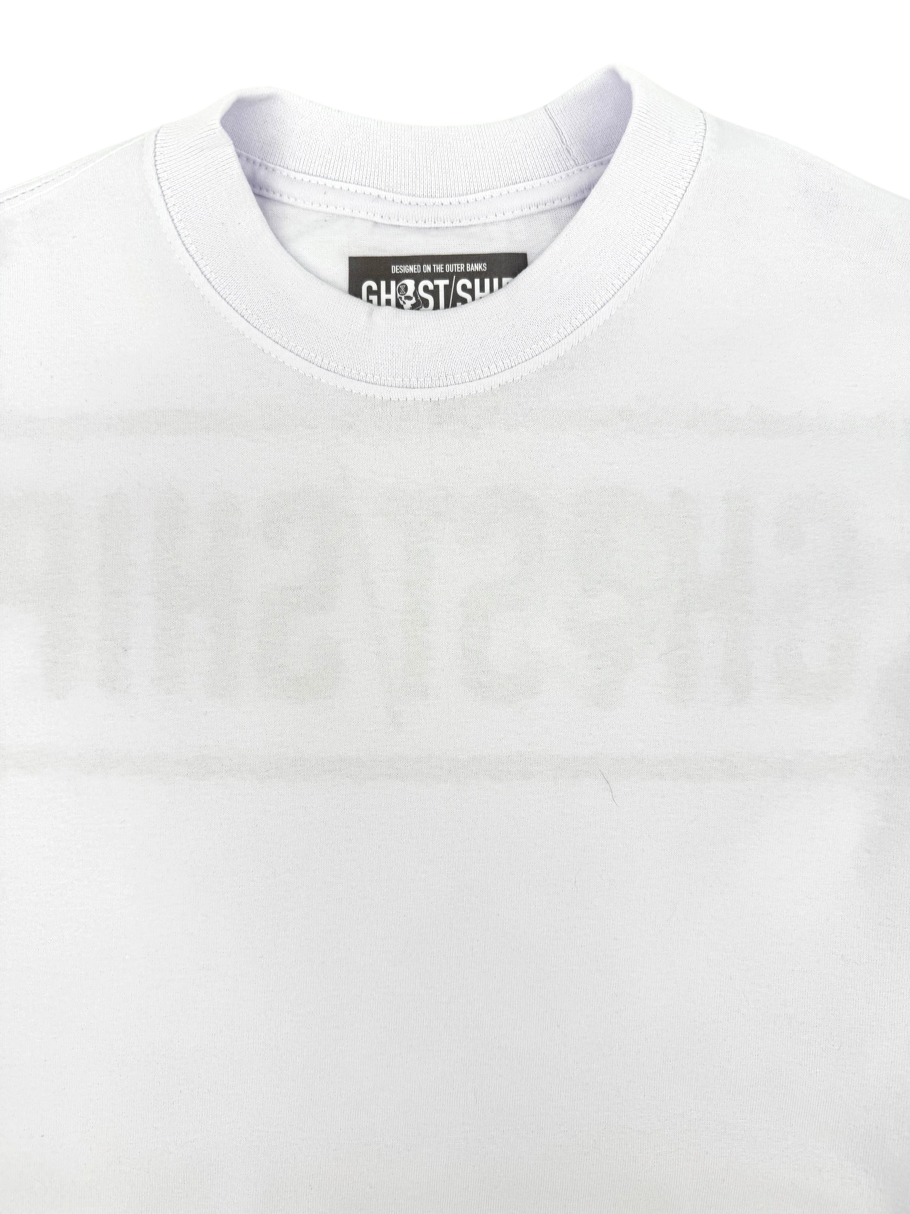 GHOST SHIP Outer Banks Skull Box Logo T-Shirt | Coastal Streetwear - Ghost Ship Supply