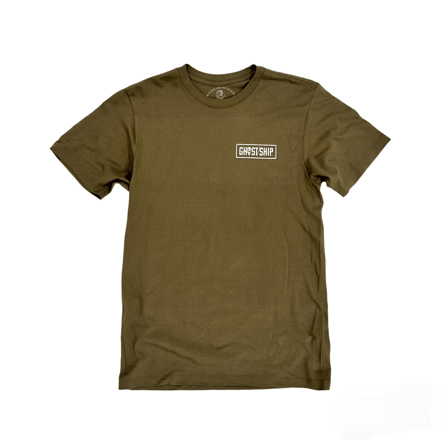GHOST SHIP Outer Banks Skull T-Shirt Bar Logo | Coastal Skate Apparel - Ghost Ship Supply