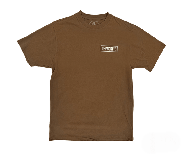 GHOST SHIP Outer Banks Skull T-Shirt Bar Logo | Coastal Skate Apparel - Ghost Ship Supply