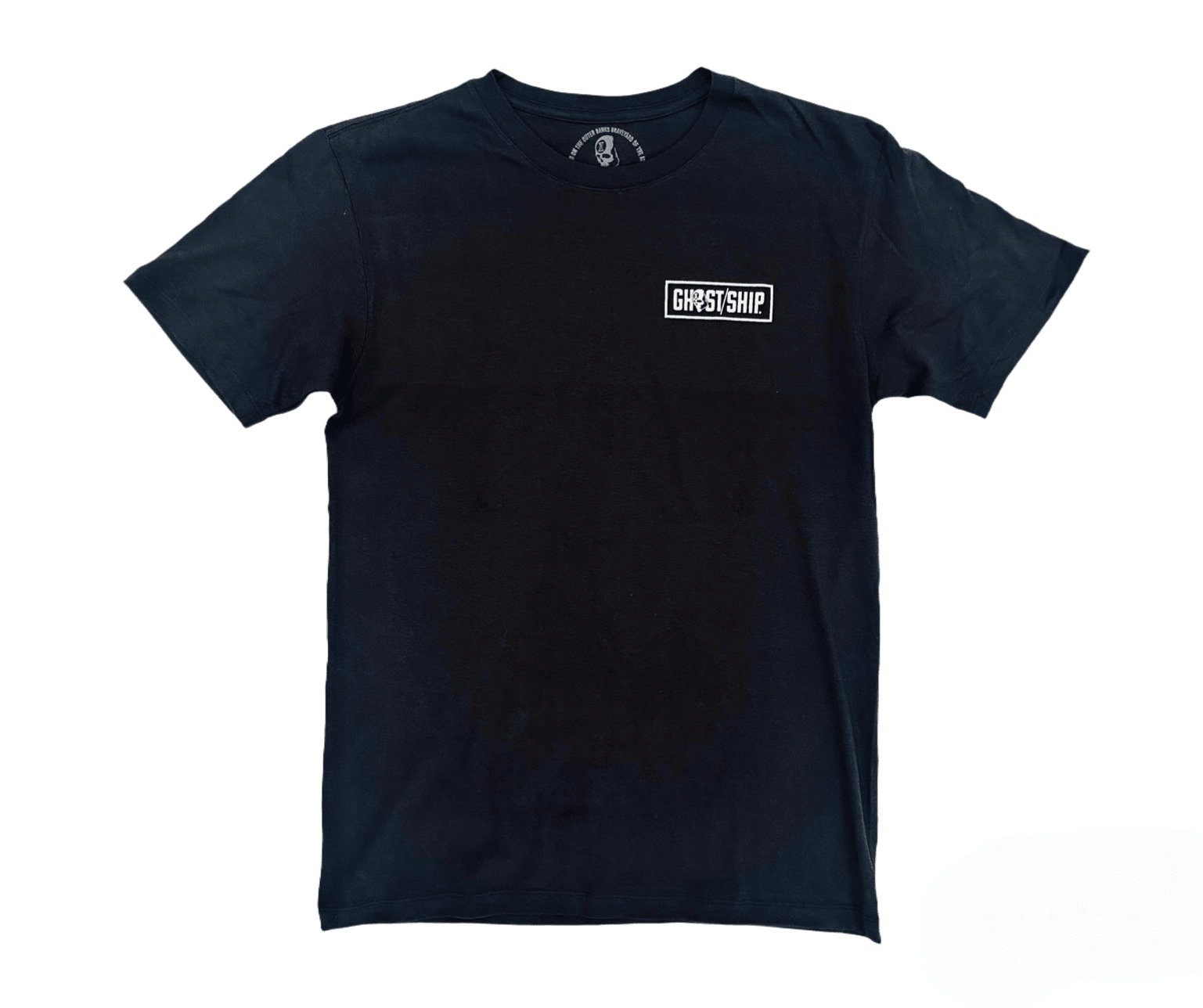 GHOST SHIP Outer Banks Skull T-Shirt Bar Logo | Coastal Skate Apparel - Ghost Ship Supply
