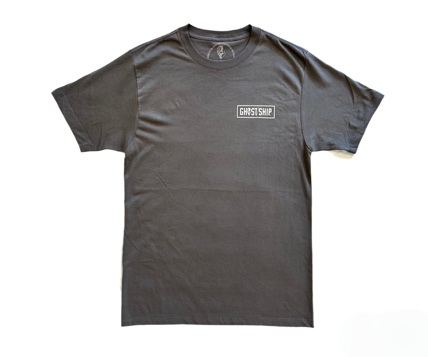 GHOST SHIP Outer Banks Skull T-Shirt Bar Logo | Coastal Skate Apparel - Ghost Ship Supply