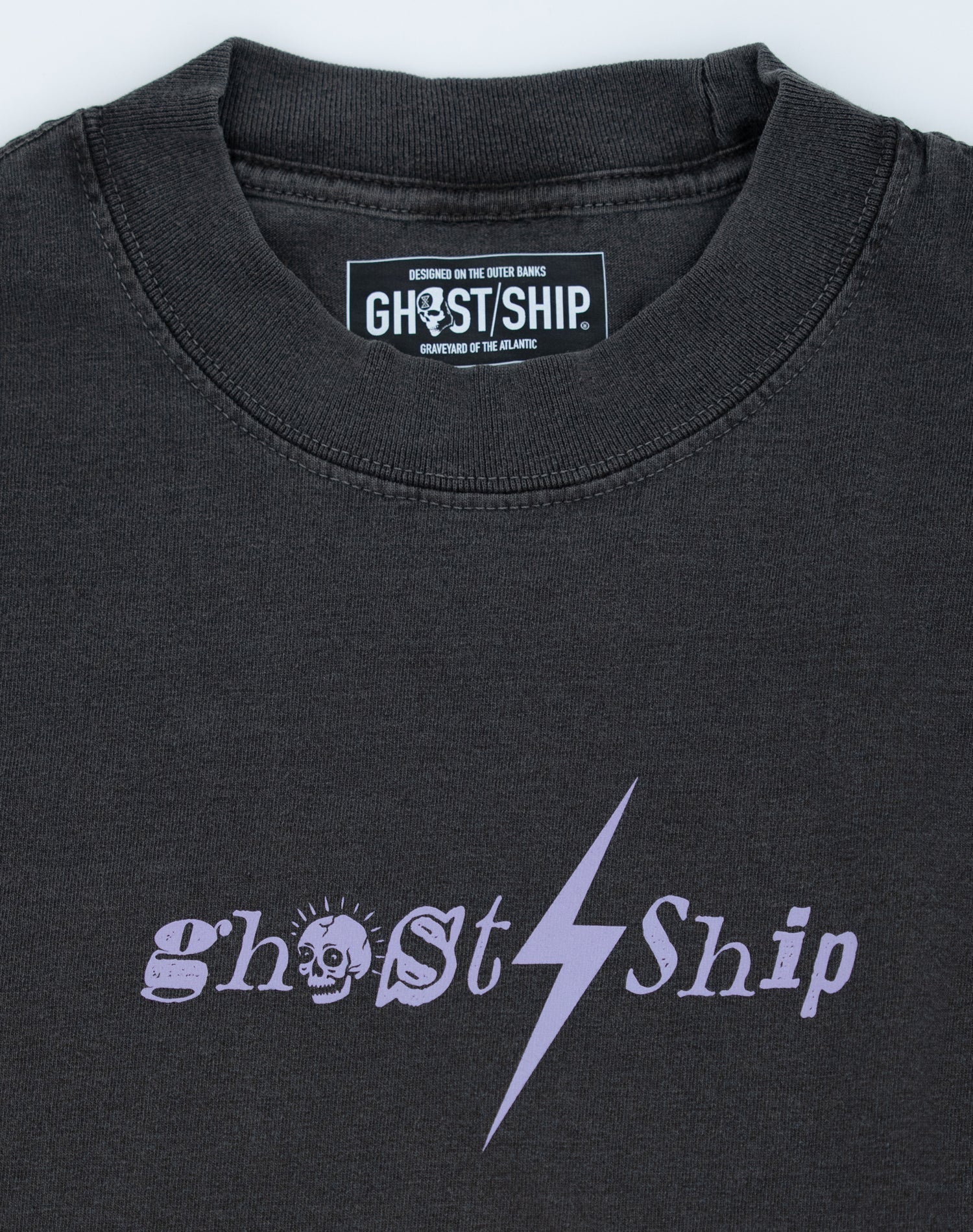 GHOST SHIP Ransom Lightning Bolt T-Shirt | Coastal Streetwear Apparel - ghostship supply