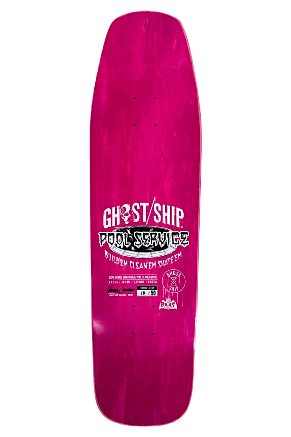 GHOST/SHIP Pool Service - ARTIST SERIES Deck - GHOSTSHIP.Supply