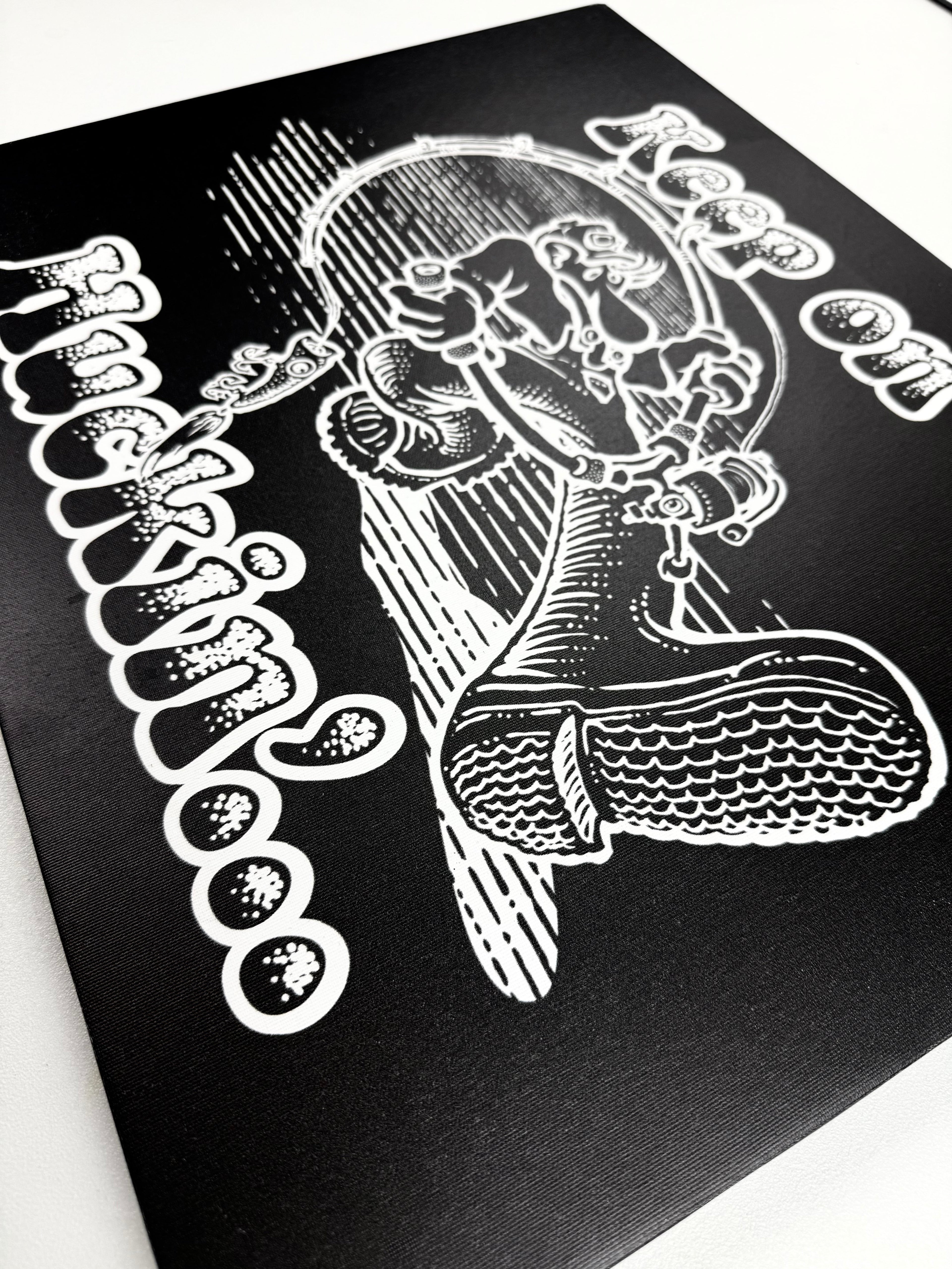 Keep On Huckin' - Art Canvas 20x16 - GHOSTSHIP.Supply