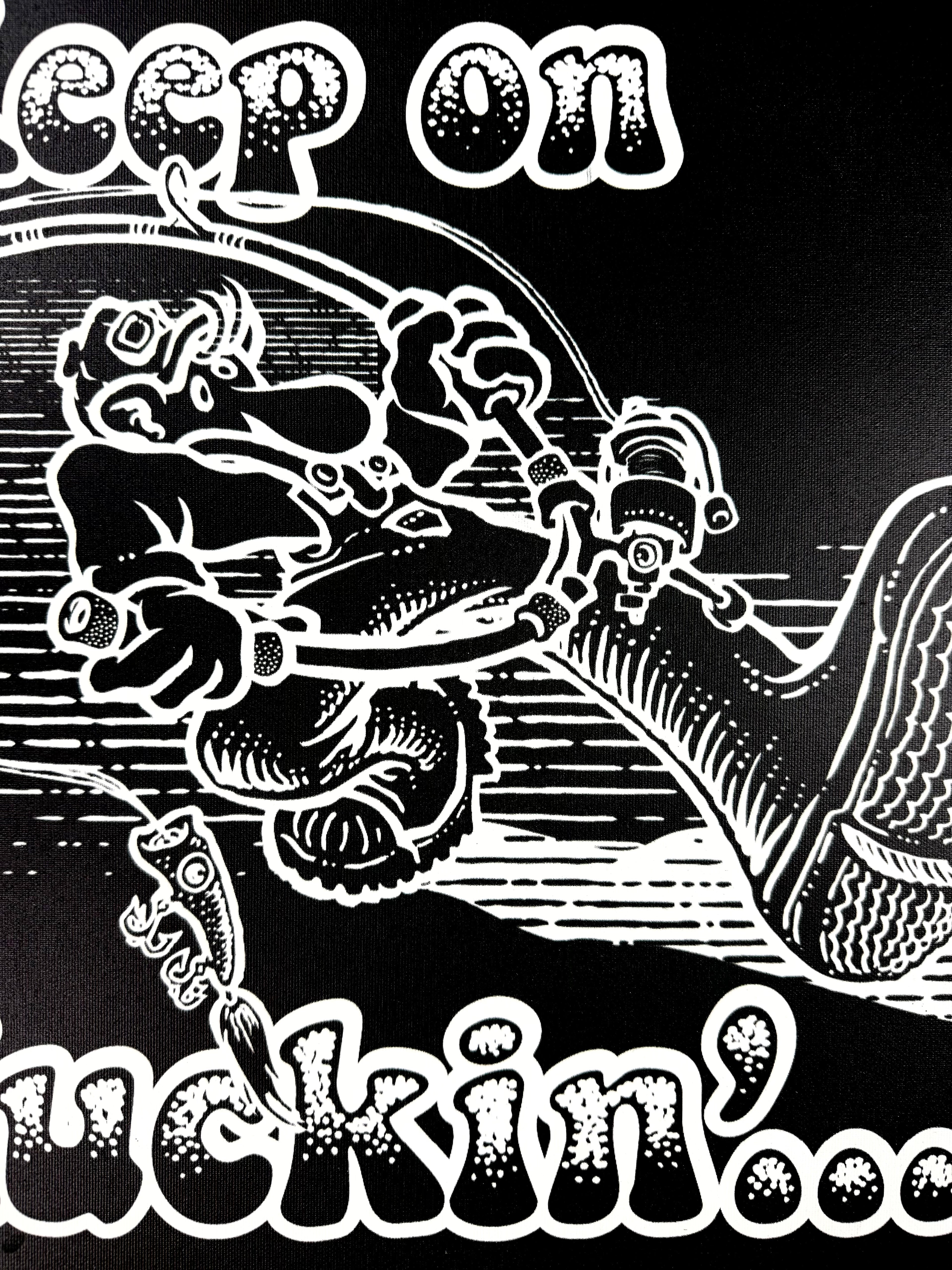 Keep On Huckin' - Art Canvas 20x16 - GHOSTSHIP.Supply