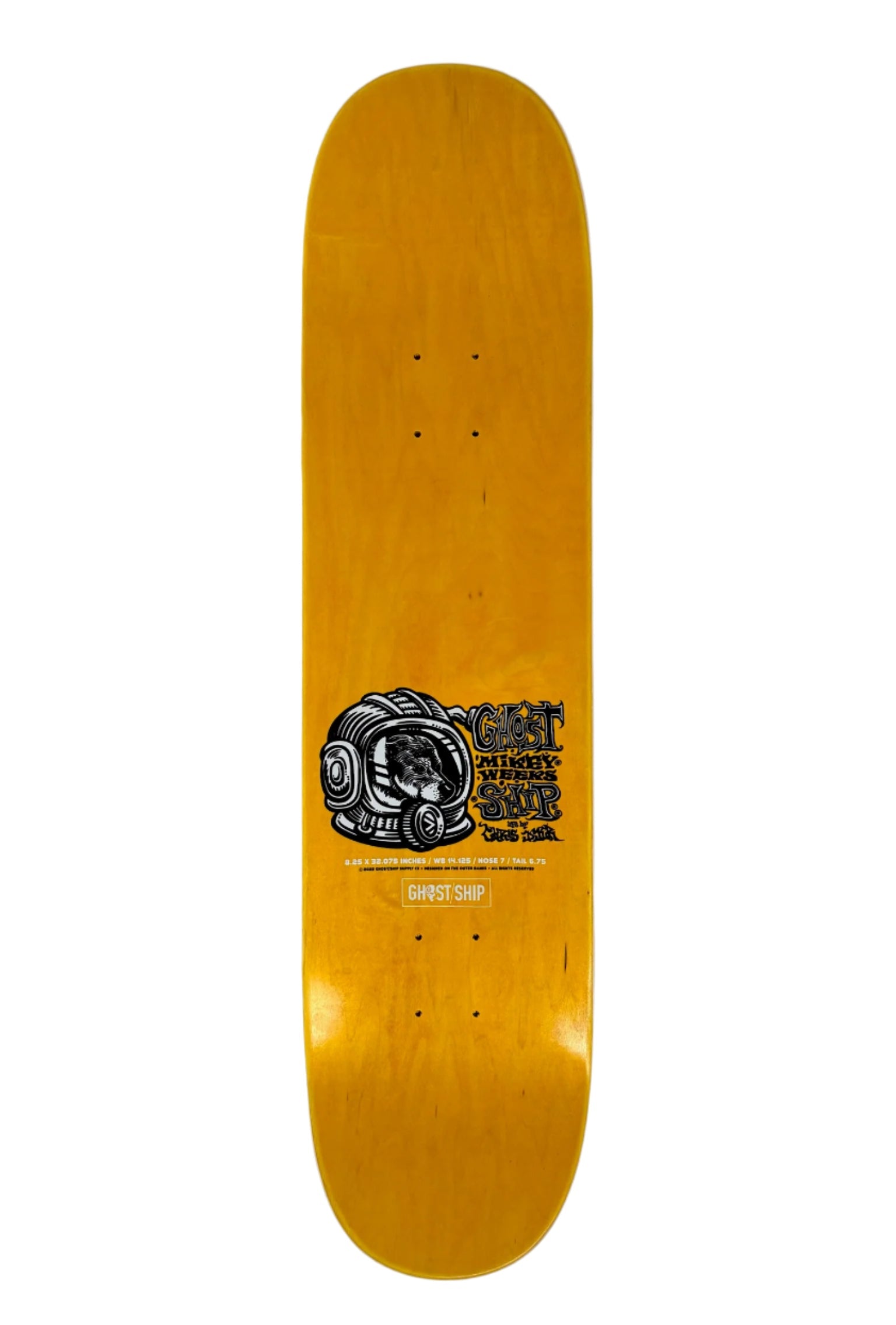 MIKEY WEEKS x CHRIS DYER "PSYCHONAUT" SKATE DECK - GHOSTSHIP.Supply