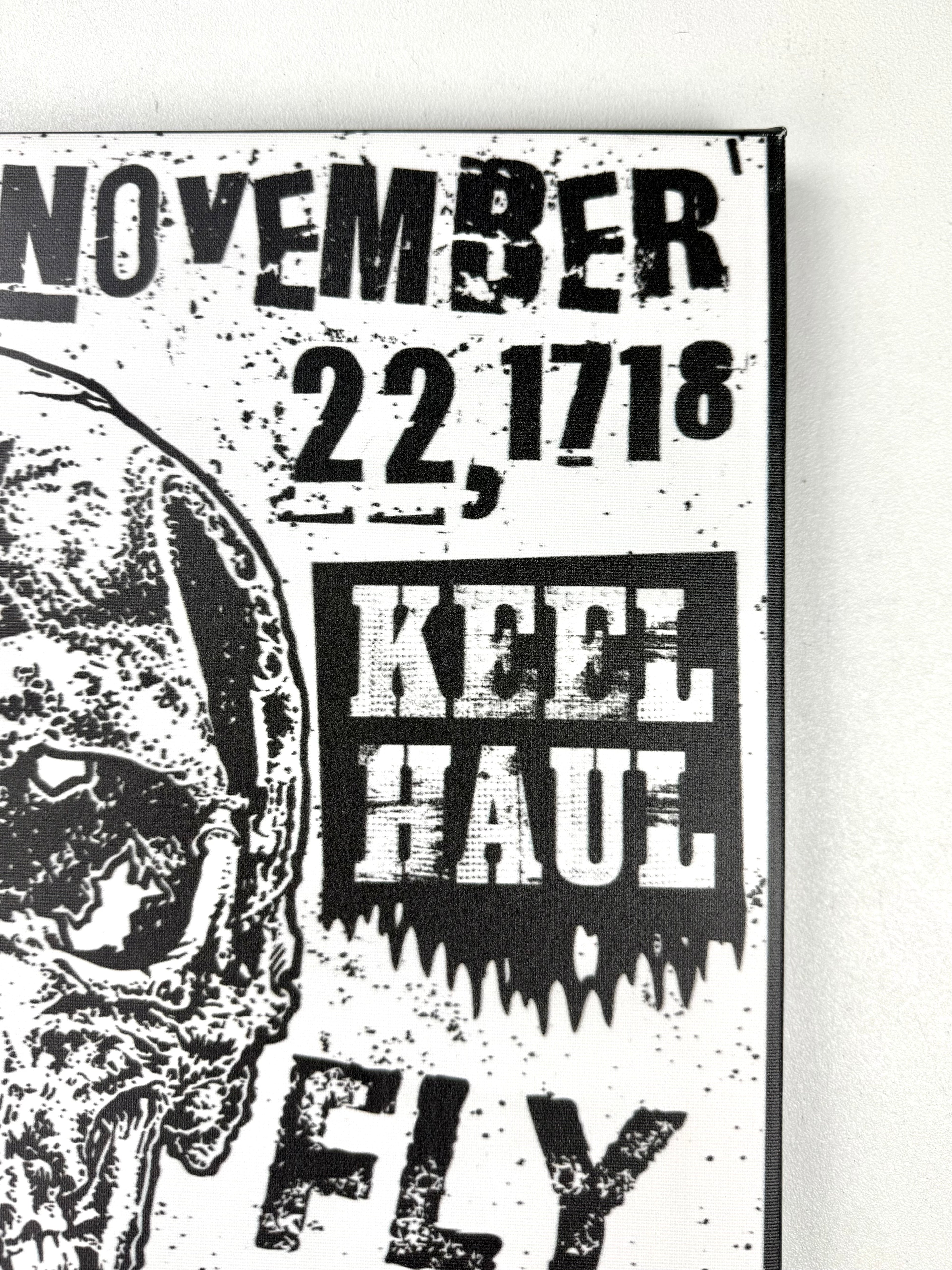 Punk Flyer - Art Canvas 16x20 - GHOSTSHIP.Supply