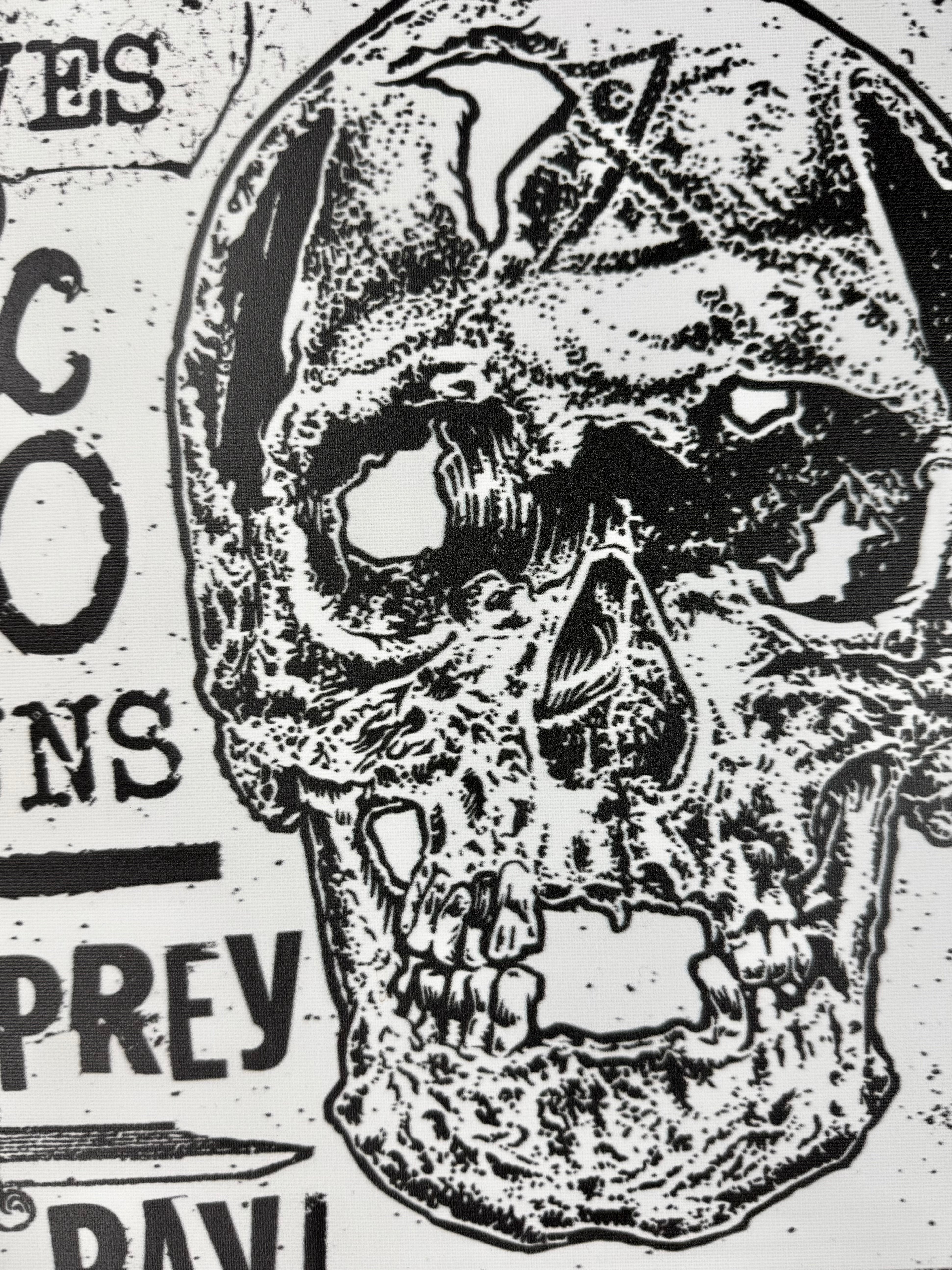 GHOST SHIP Punk Flyer Art Canvas | 16x20 Custom Wall Art