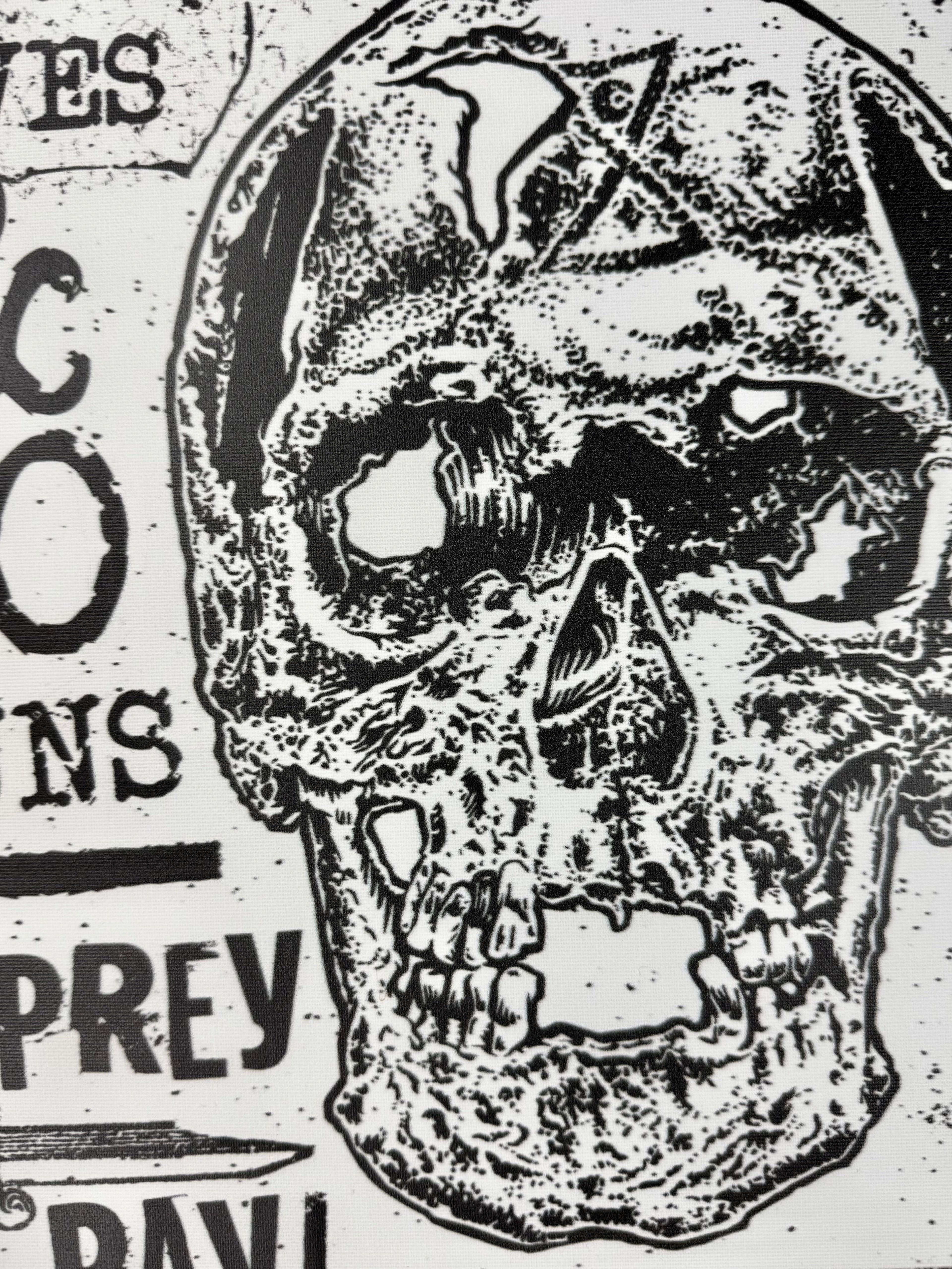 Punk Flyer - Art Canvas 16x20 - GHOSTSHIP.Supply