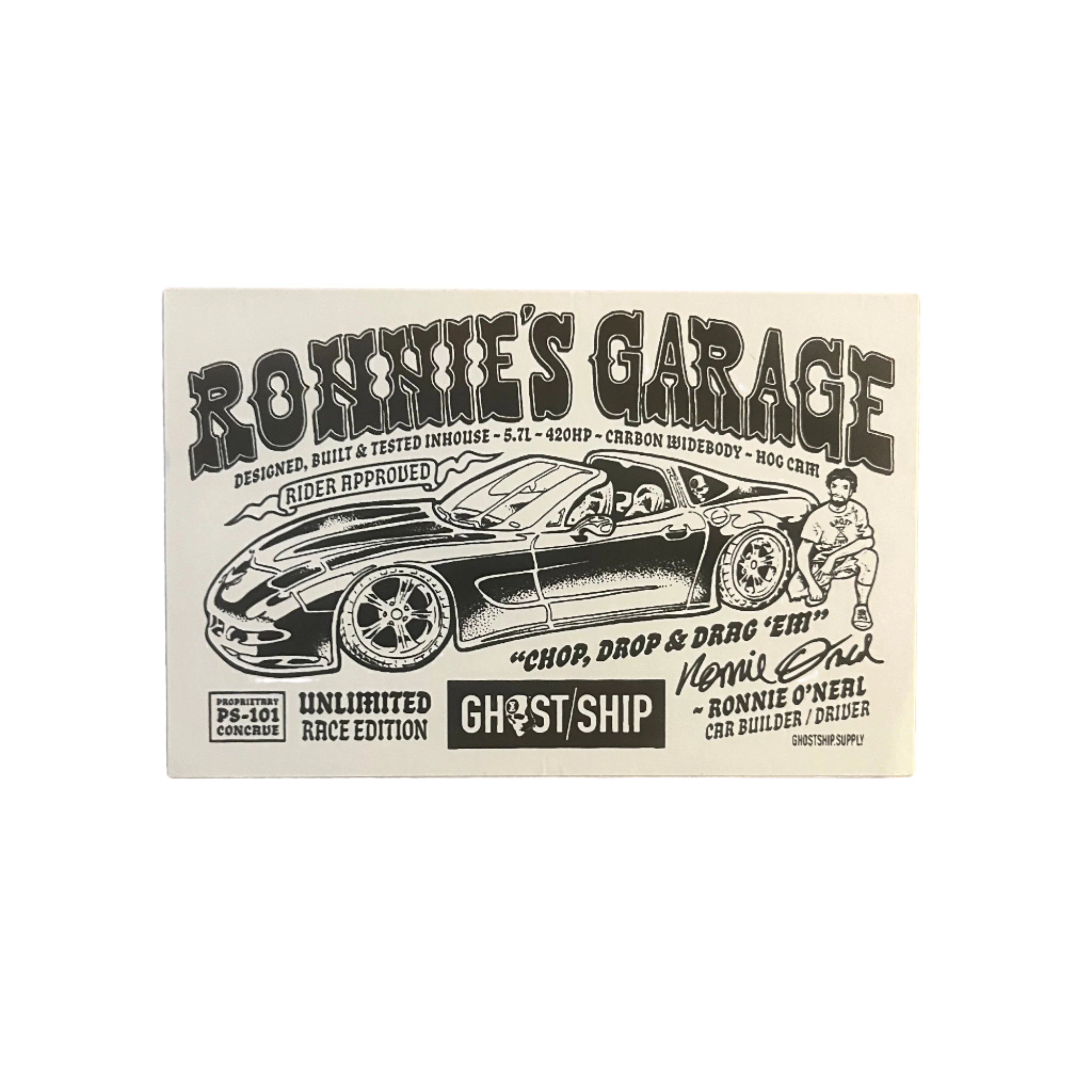 Ronnie's Garage - 2 Colors - GHOSTSHIP.Supply