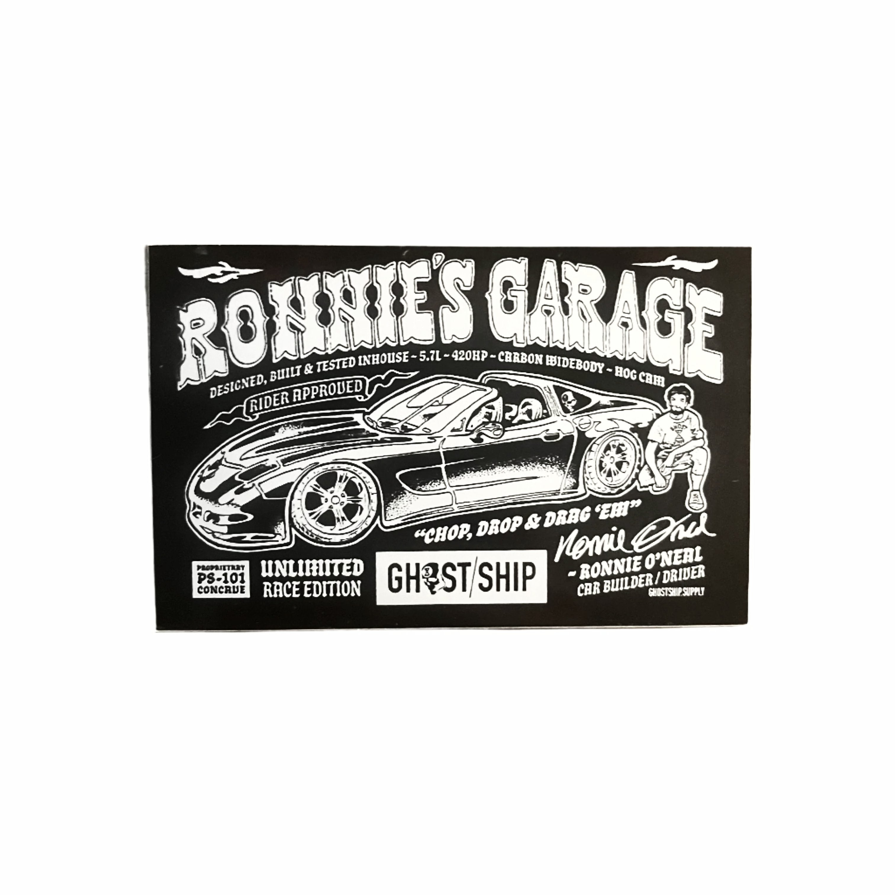 Ronnie's Garage - 2 Colors - GHOSTSHIP.Supply