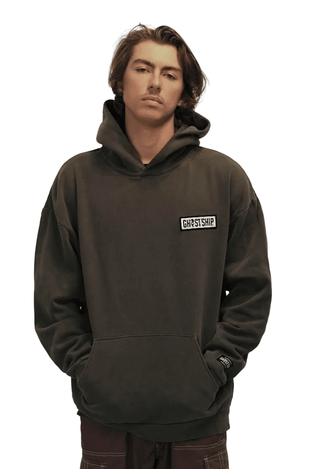 Stencil Skull Heavyweight Hoodie - GHOSTSHIP.Supply