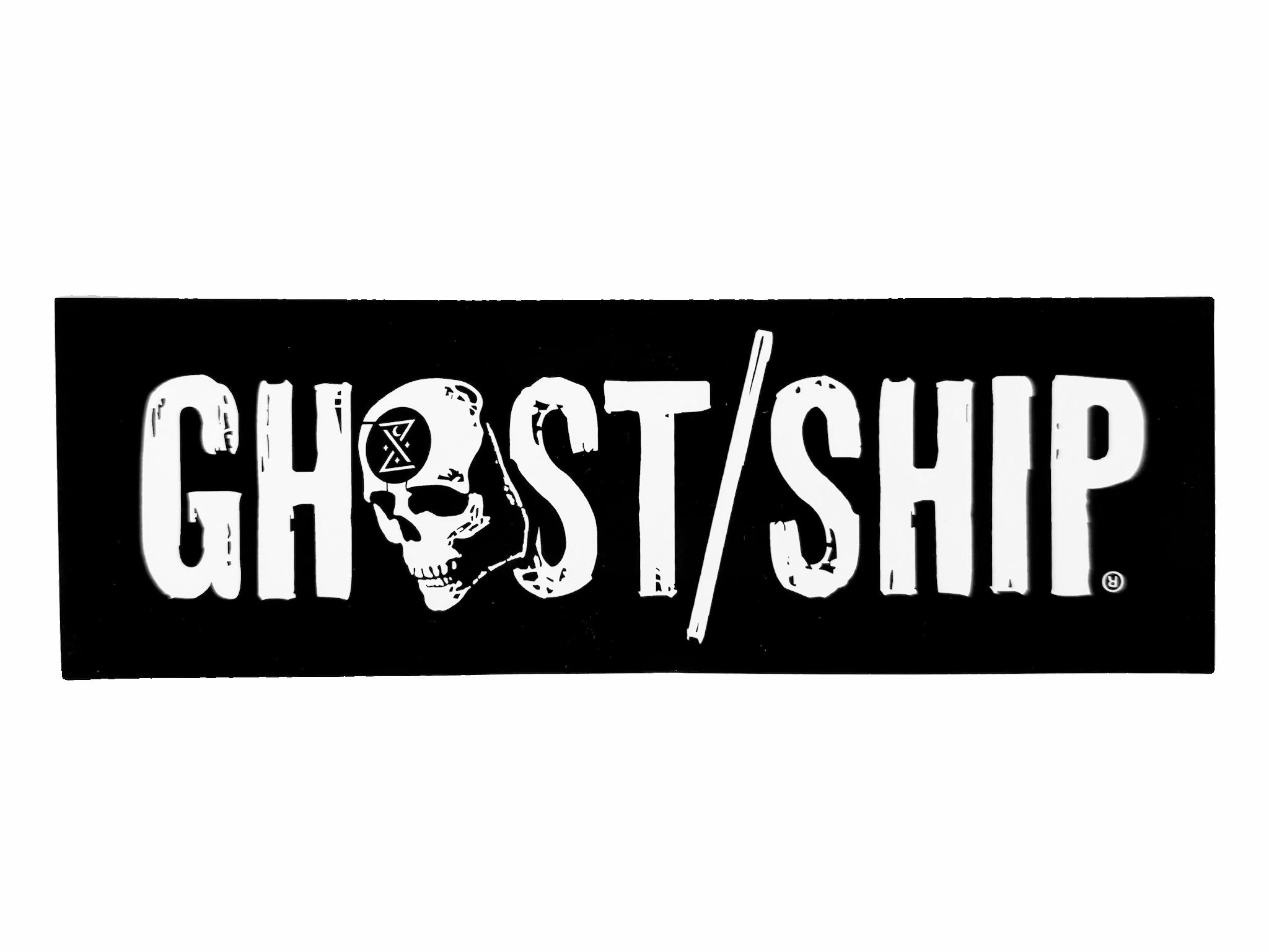 Weathered Ominous Bar Logo Bumper - GHOSTSHIP.Supply