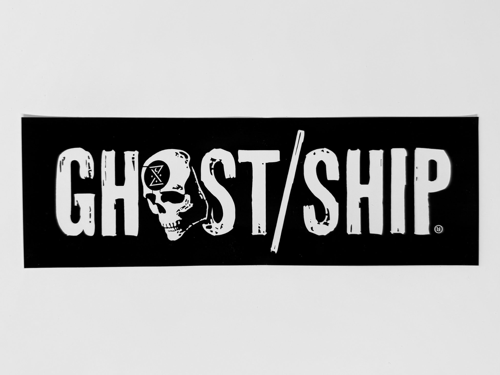 Weathered Ominous Bar Logo Bumper - GHOSTSHIP.Supply