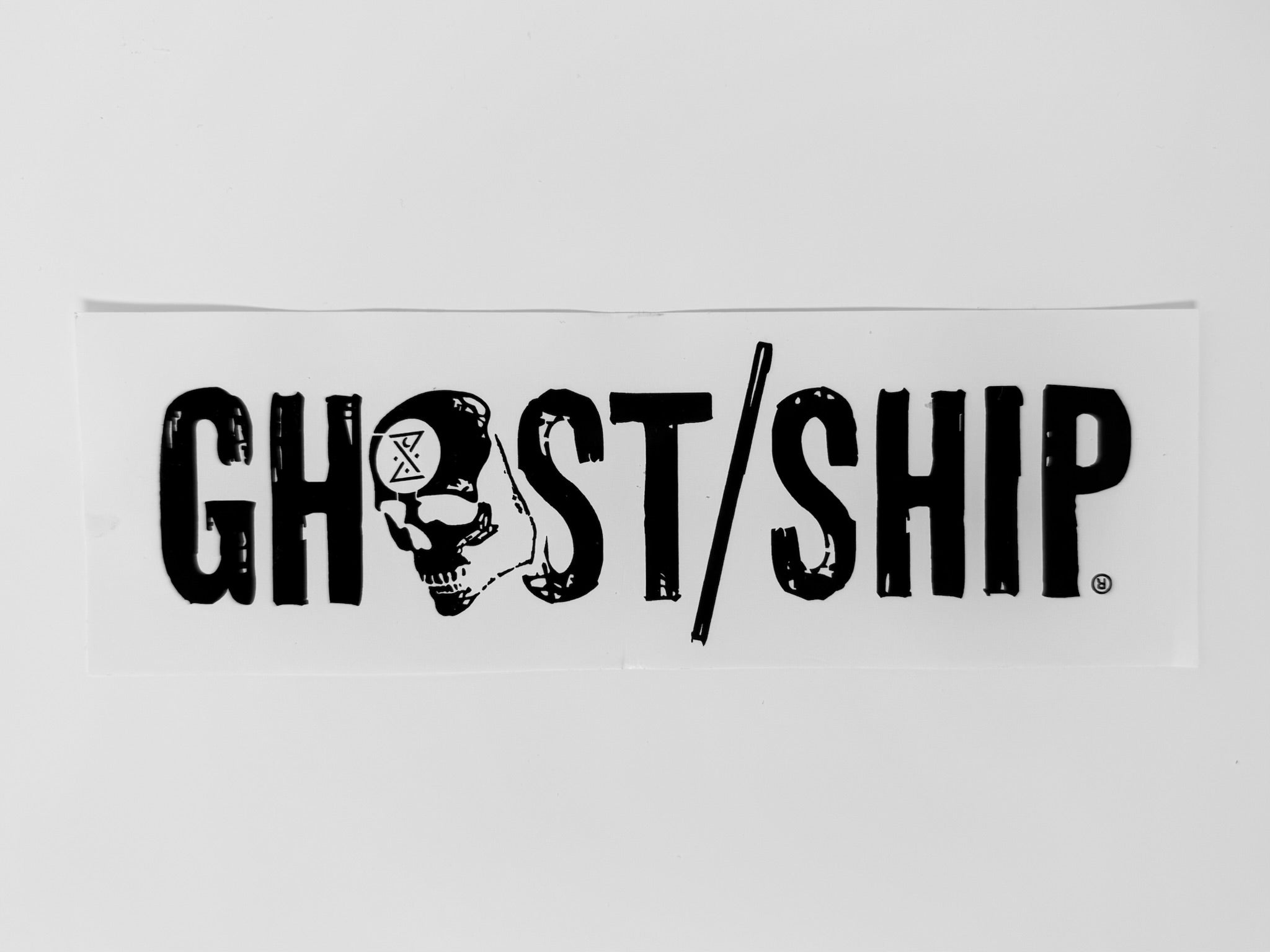 Weathered Ominous Bar Logo Bumper - GHOSTSHIP.Supply