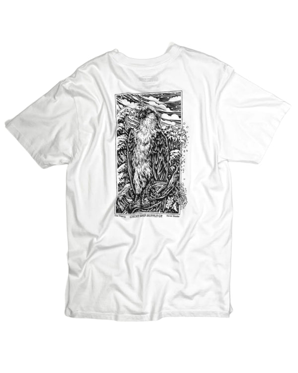 Bird of Prey White Tee - GHOSTSHIP.Supply